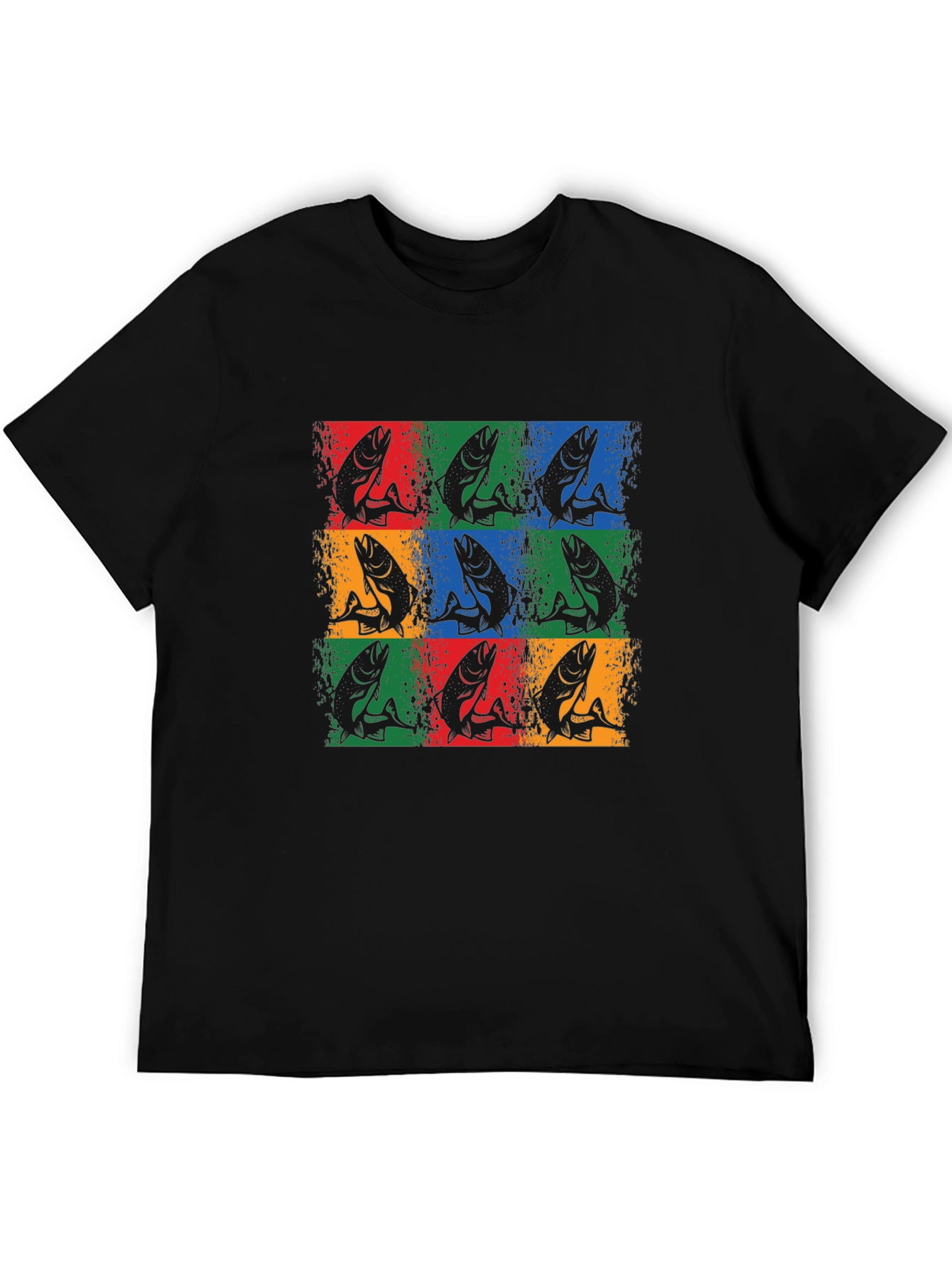 Retro Fish Graphic T-Shirt