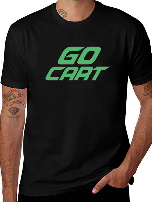 Go Cart Graphic Tee - Black Cotton Blend