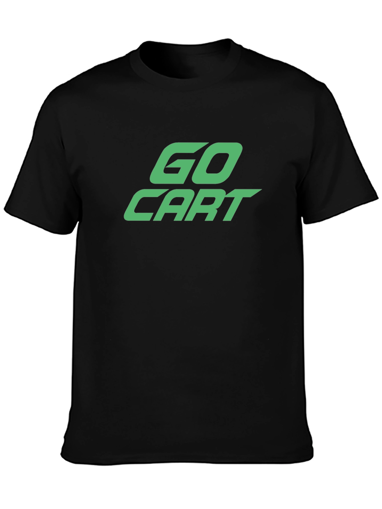 Go Cart Graphic Tee - Black Cotton Blend