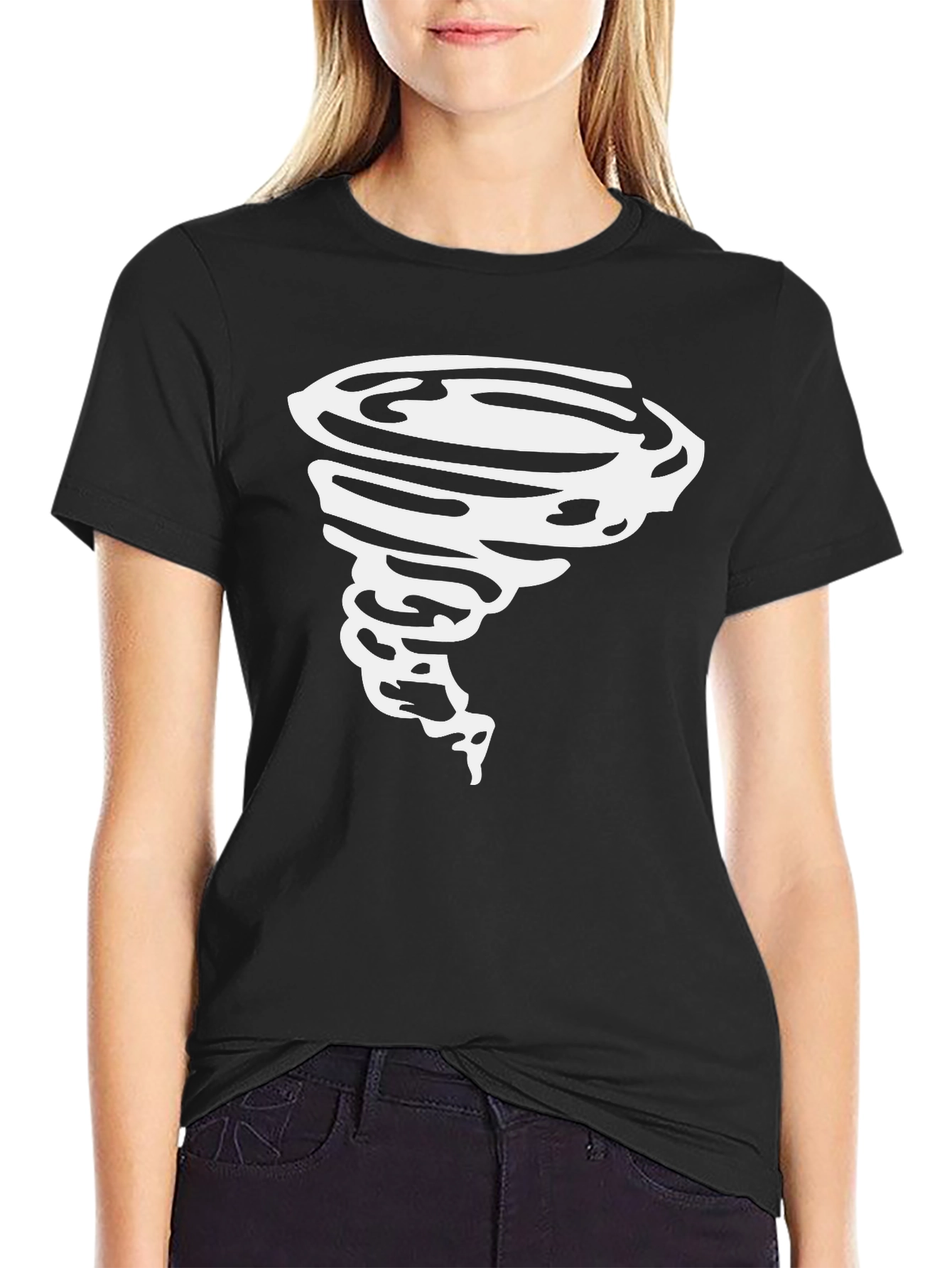 Tornado Graphic Black T-Shirt
