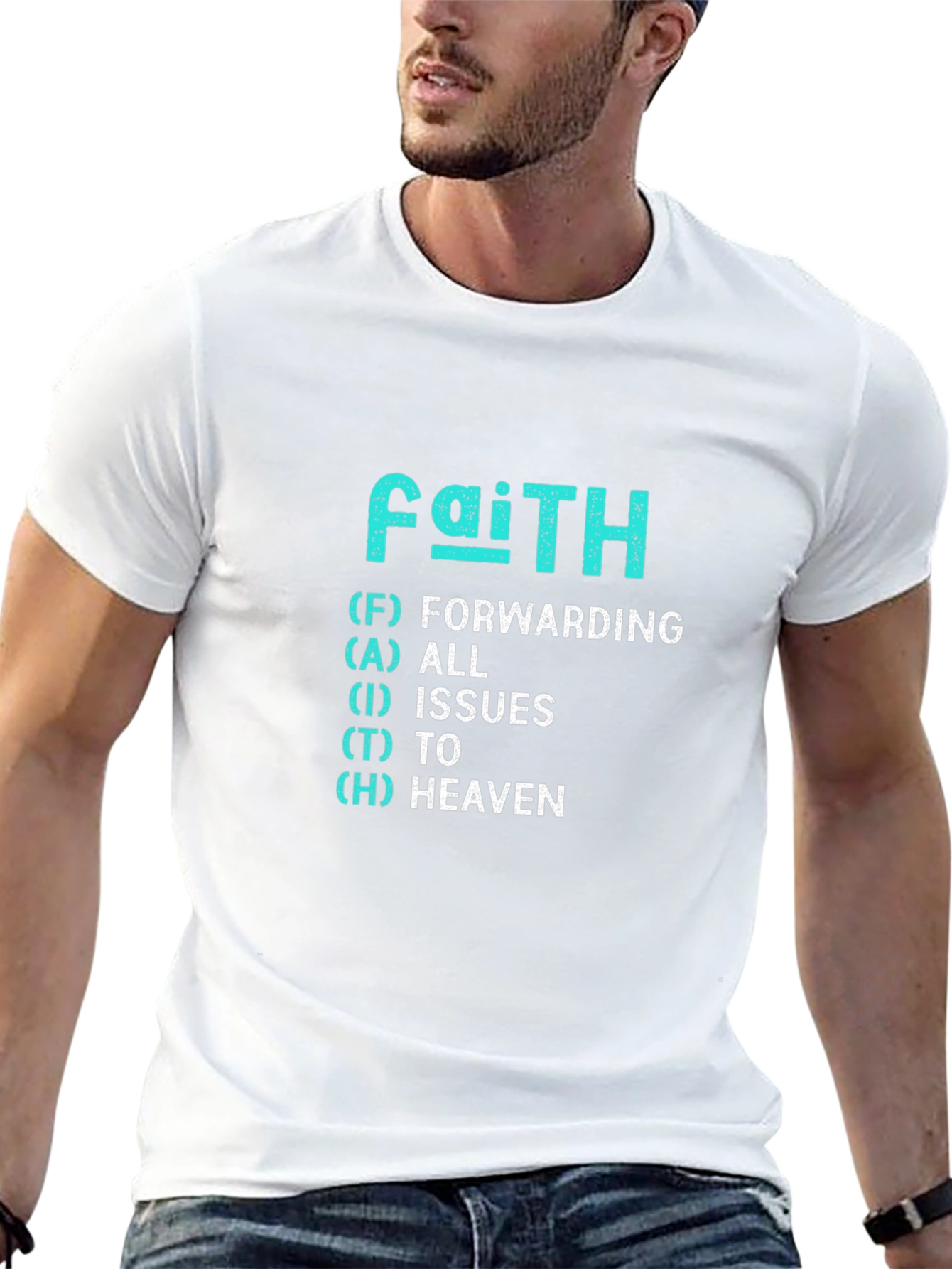 Faith Forwarding All Issues To Heaven T-Shirt