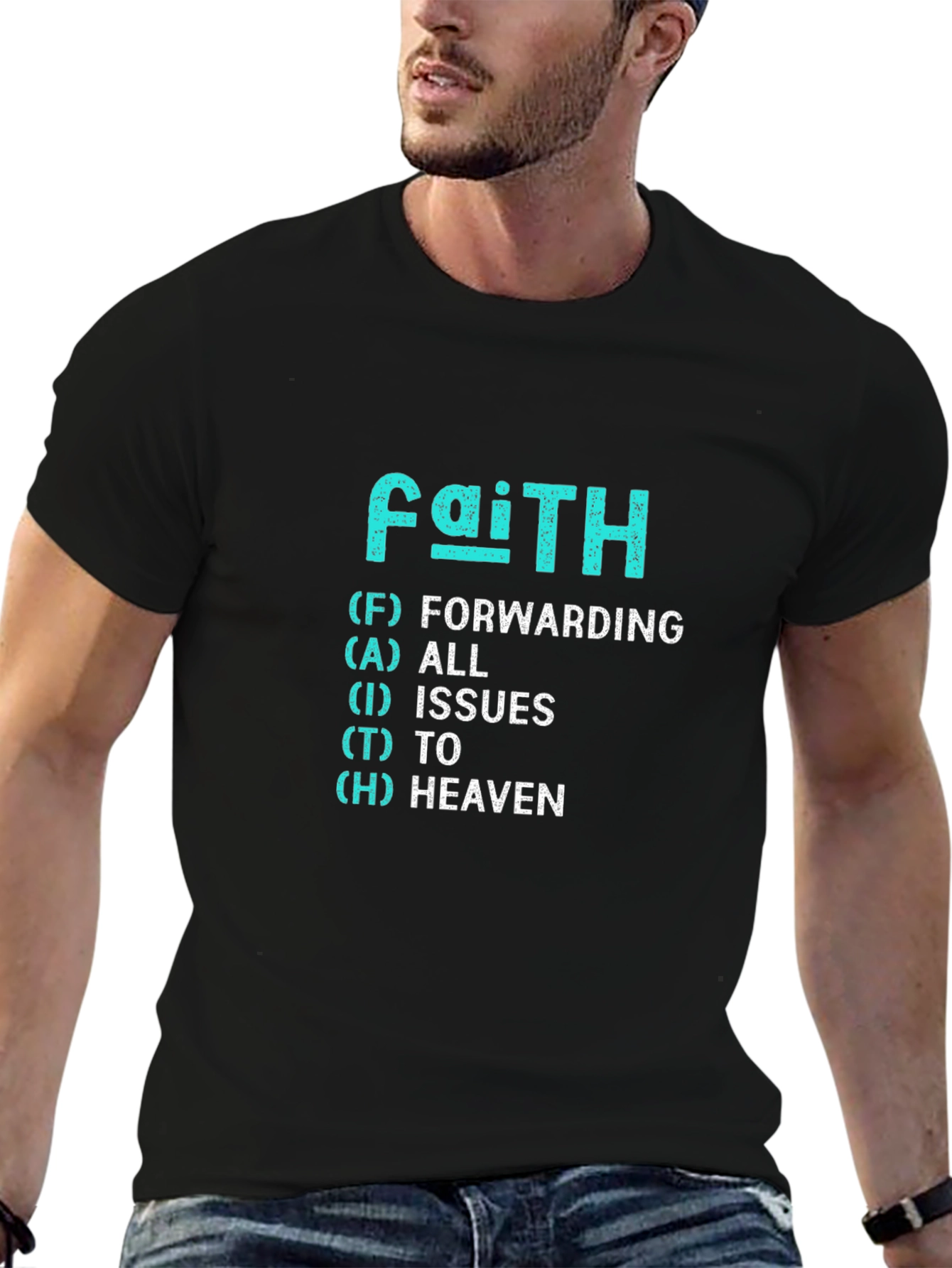 Faith Forwarding All Issues To Heaven T-Shirt