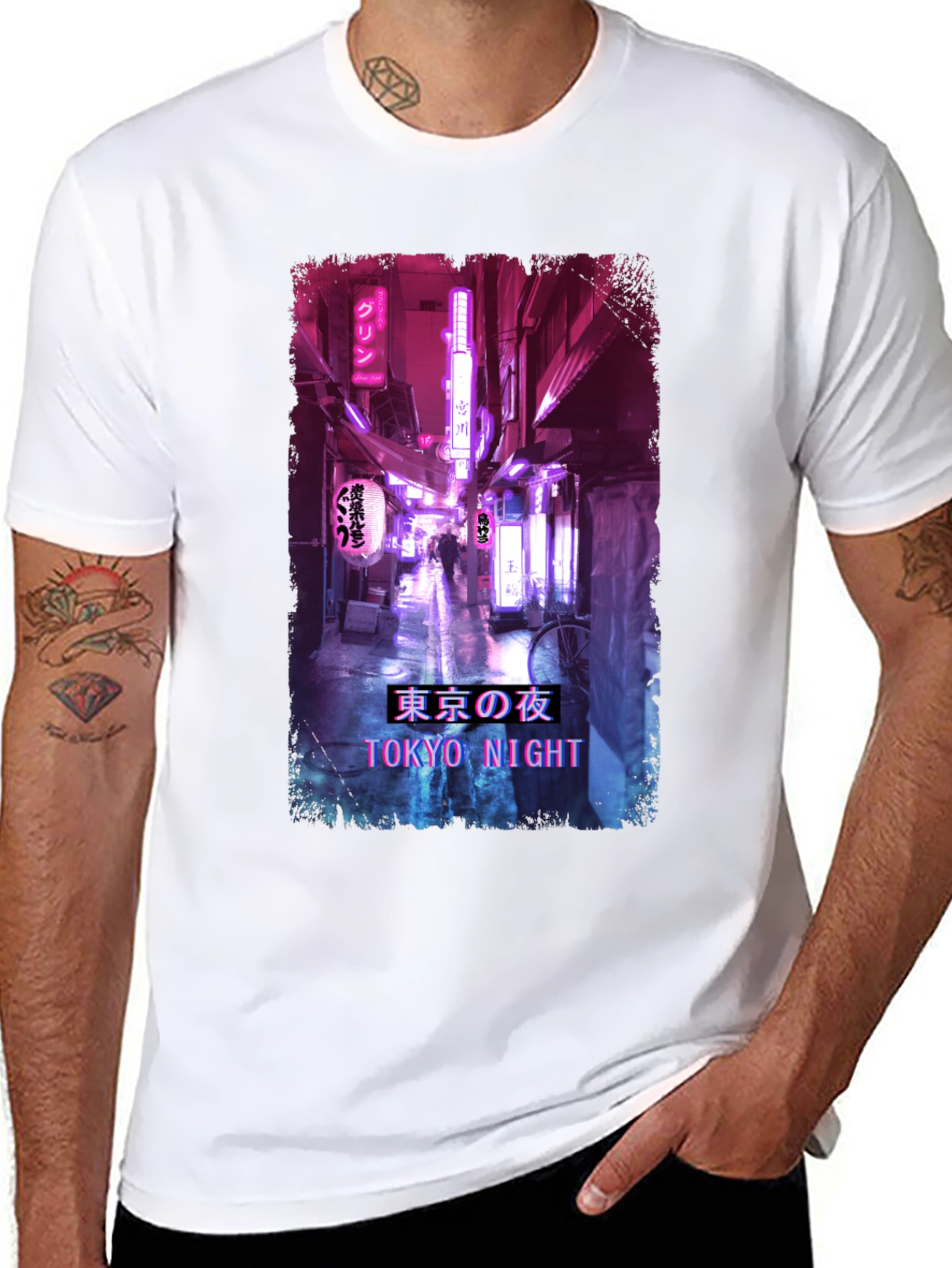 Tokyo Night Streetwear T-Shirt