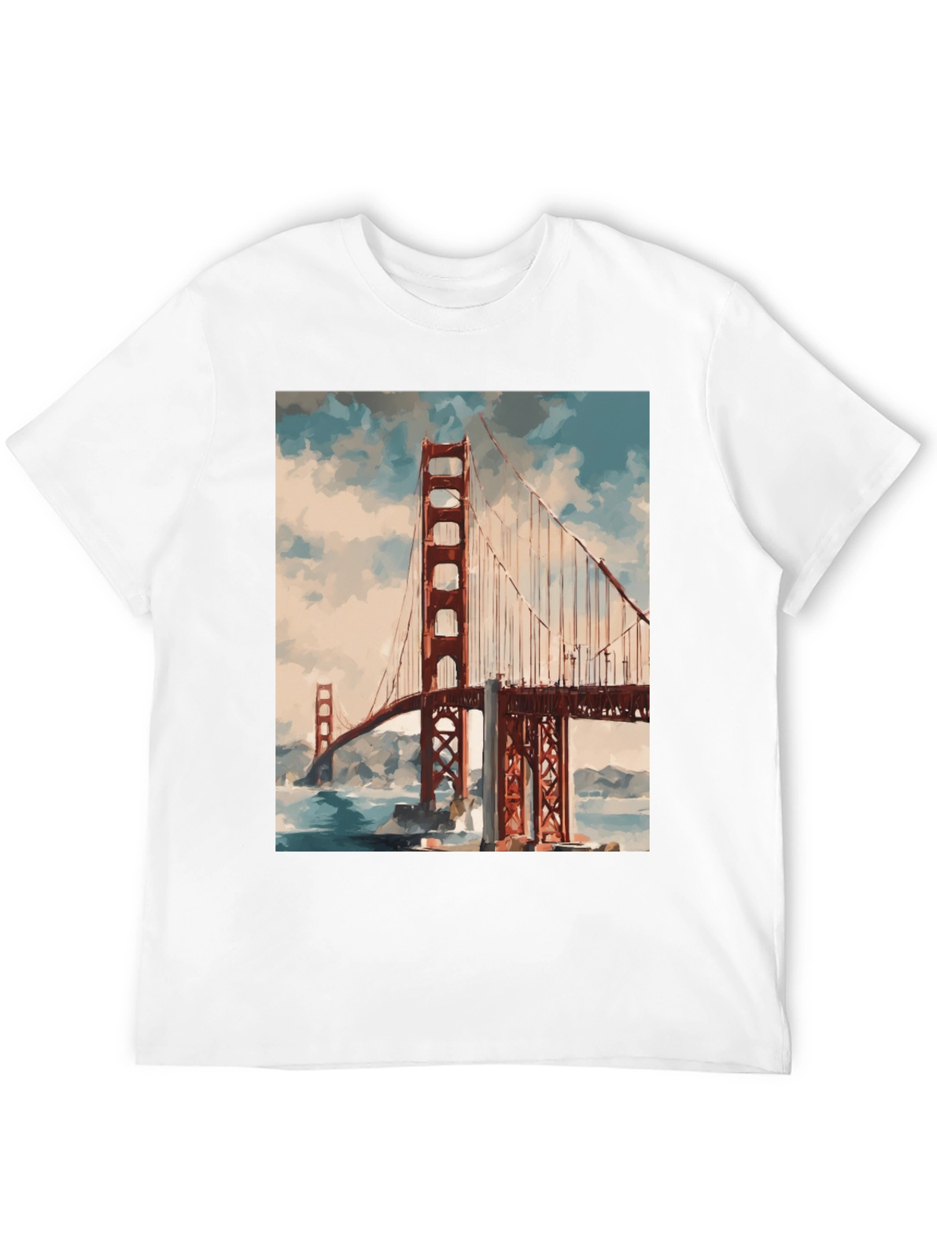 Golden Gate Bridge Graphic Tee - Black