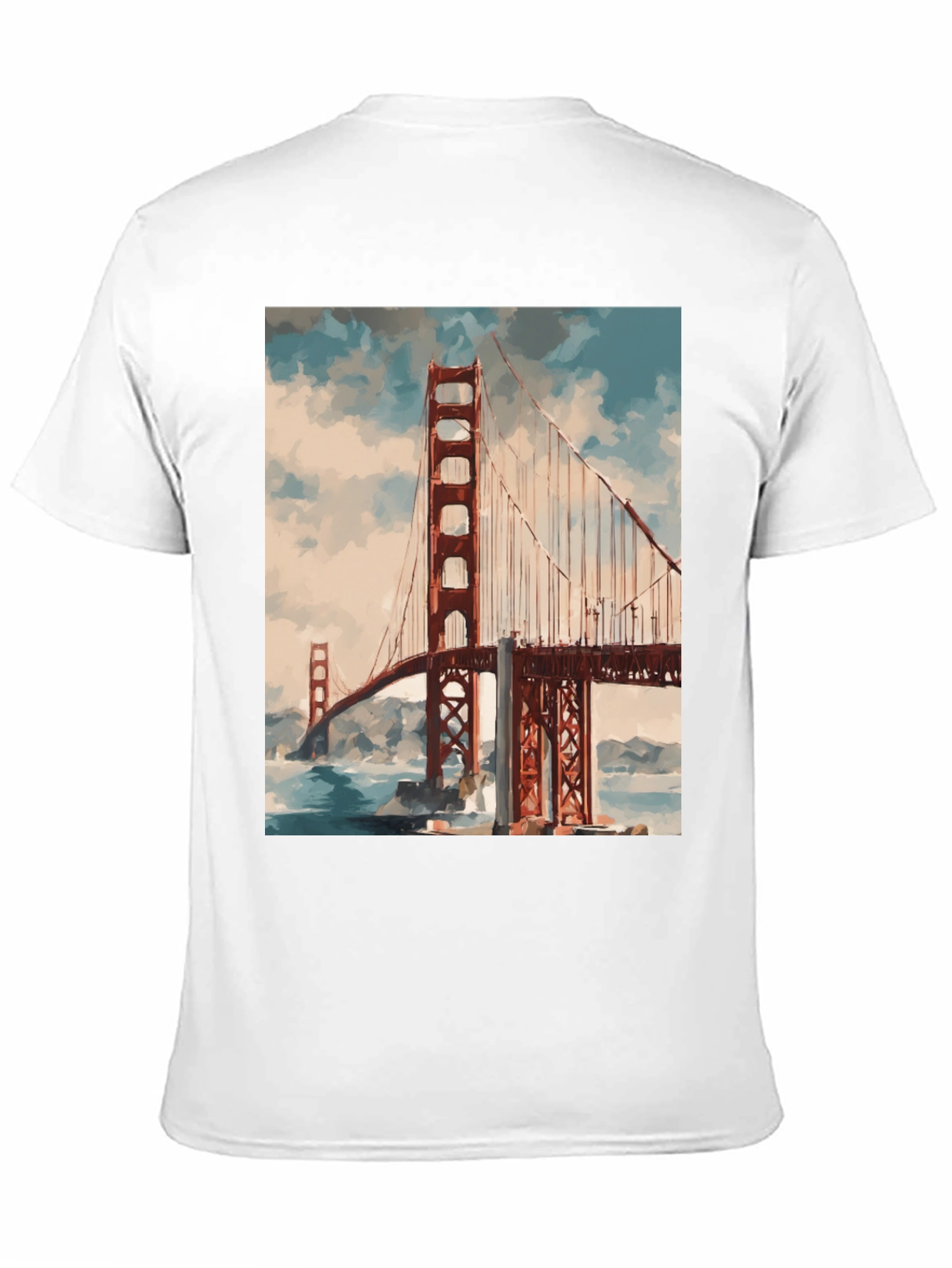 Golden Gate Bridge Graphic Tee - Black