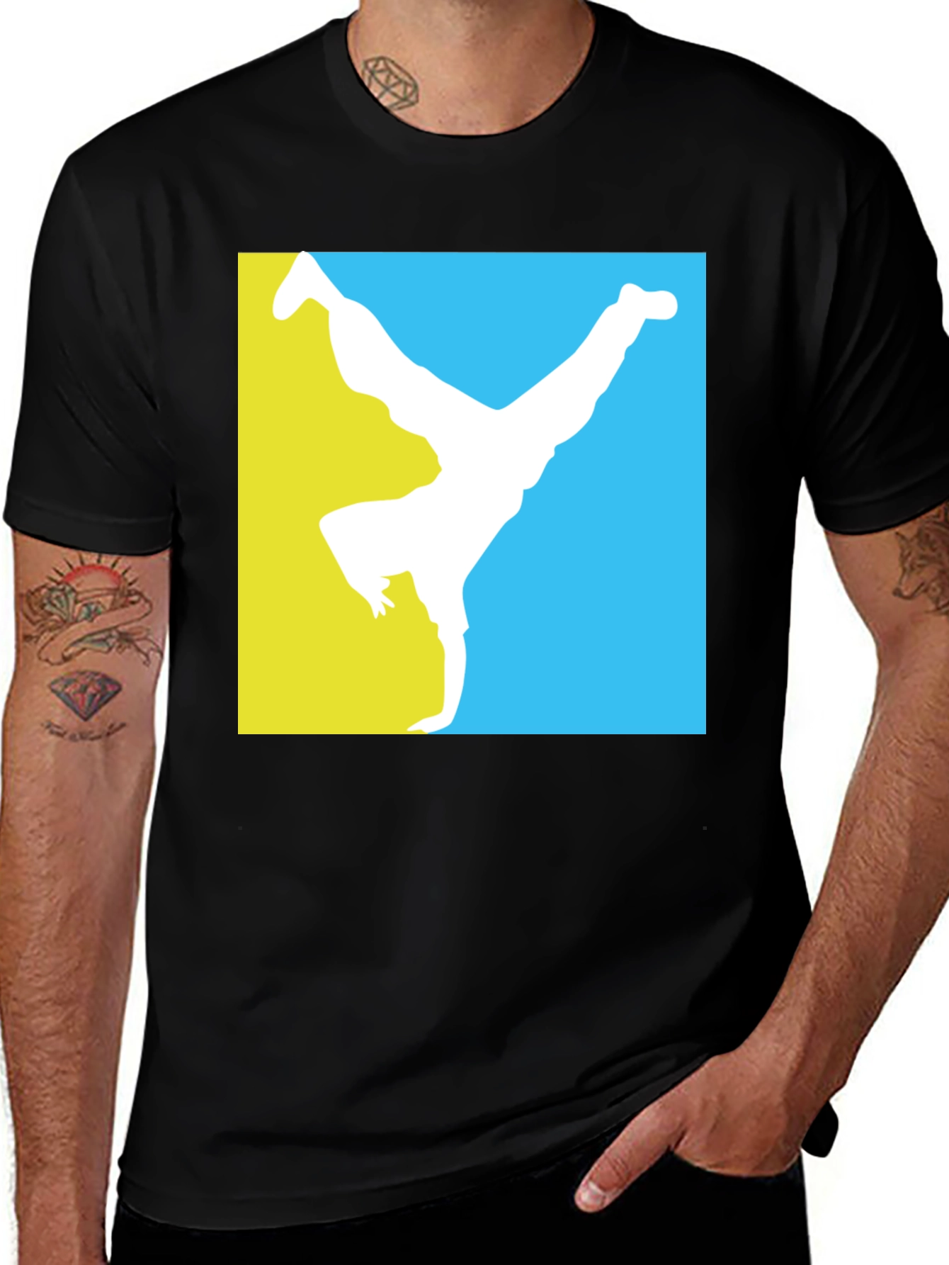 Breakdance Graphic T-Shirt - Cool Dance Tee