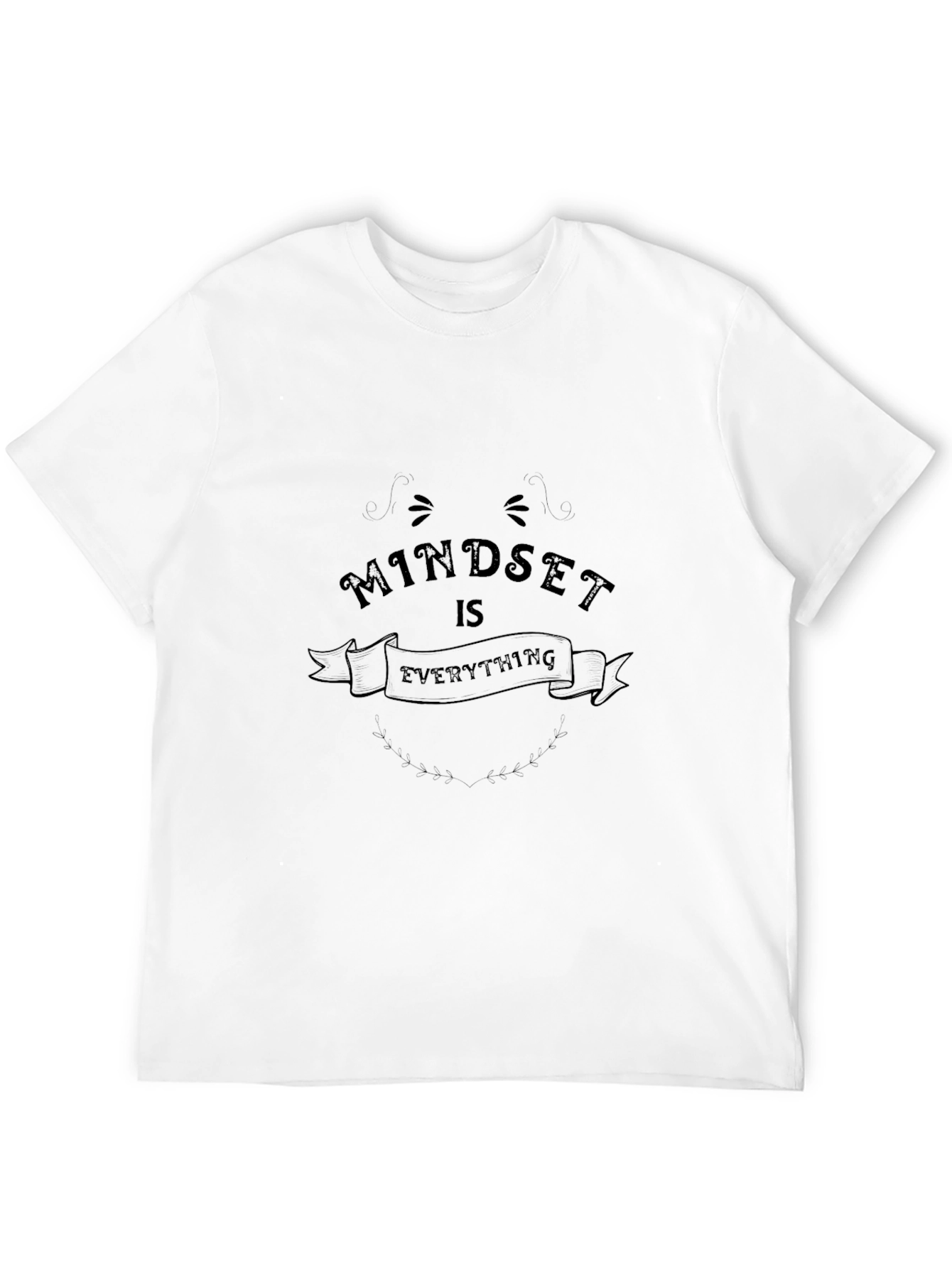Mindset is Everything Black Graphic Tee