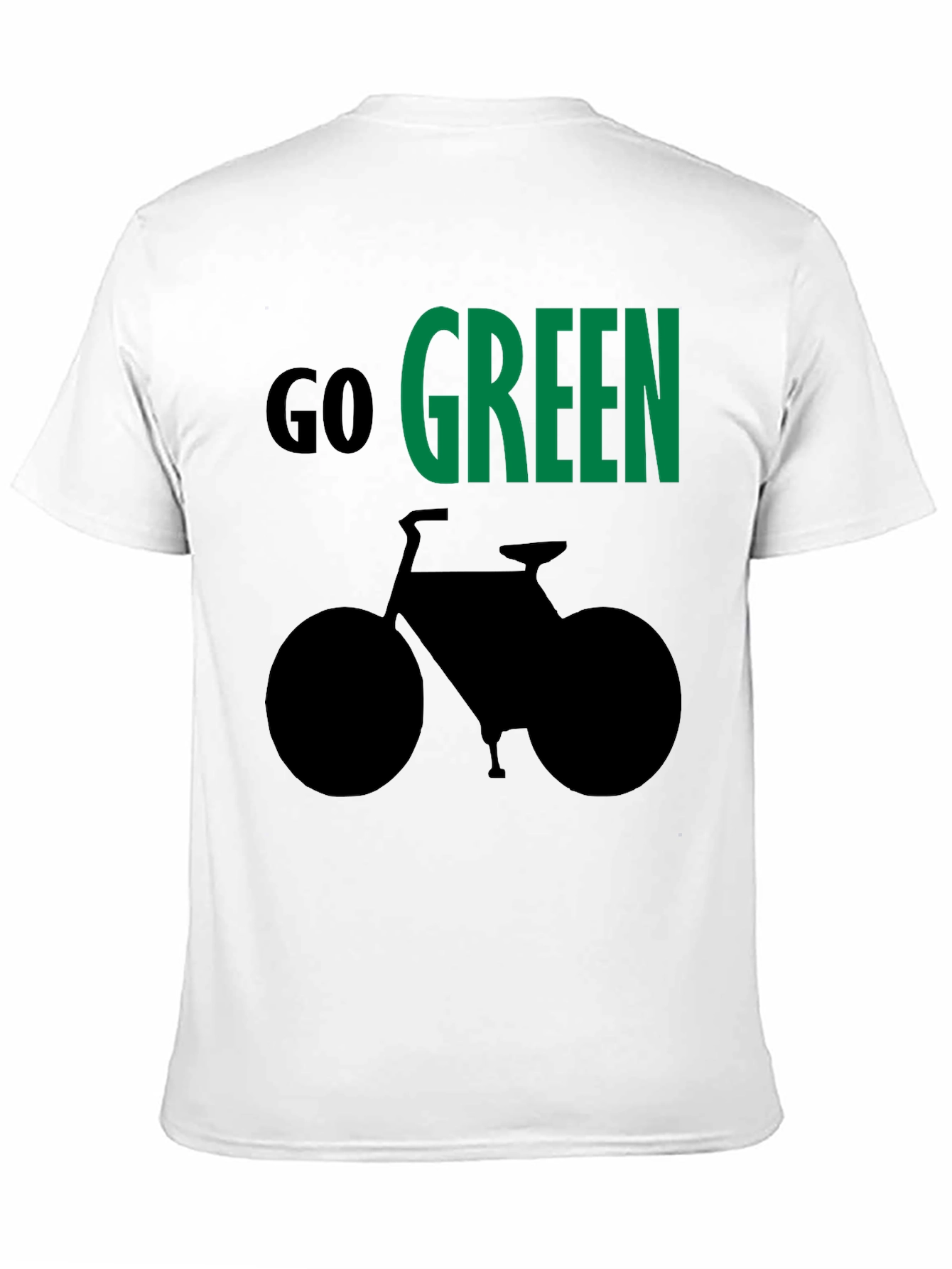 Go Green Bike Graphic T-Shirt
