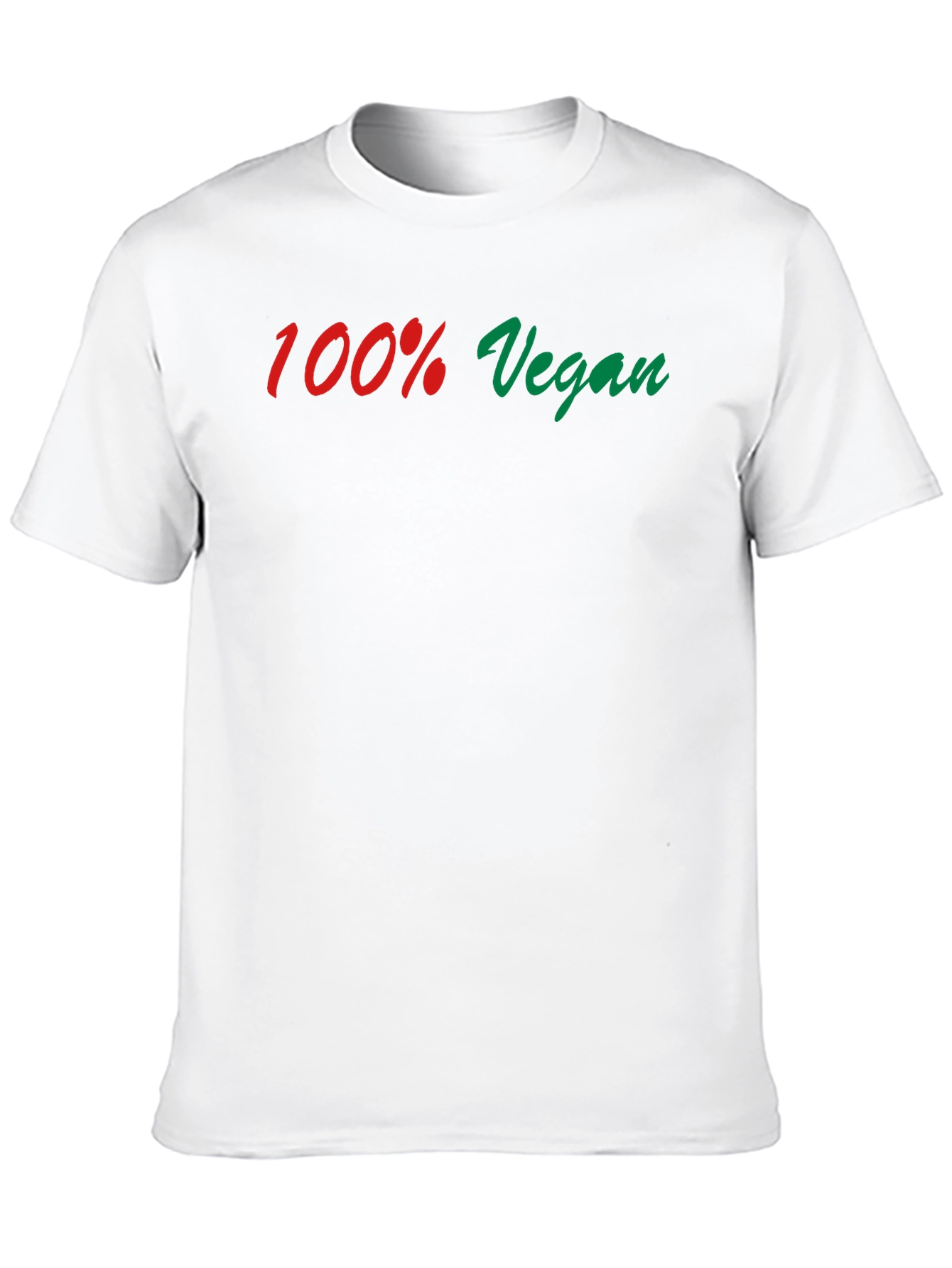 100% Vegan Graphic Tee - Black