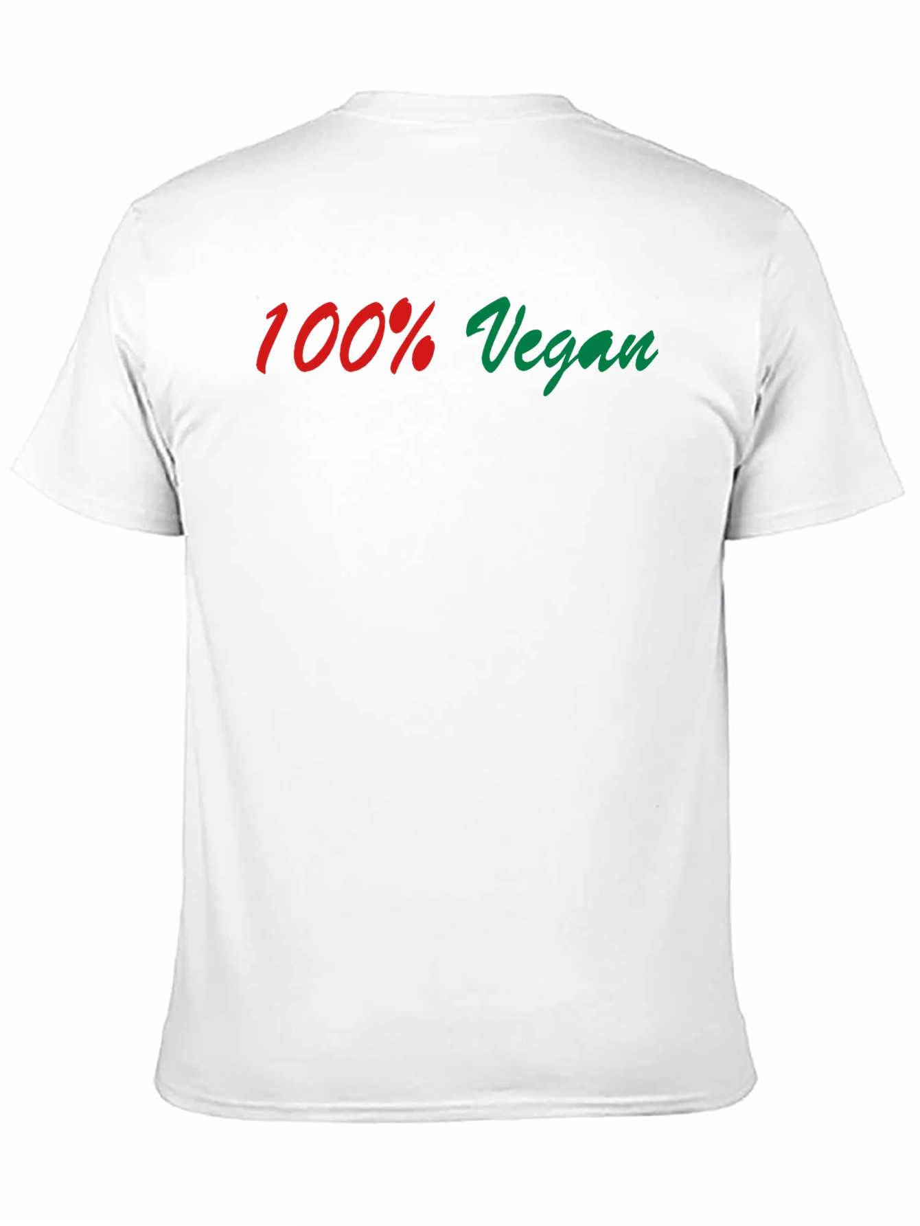 100% Vegan Graphic Tee - Black