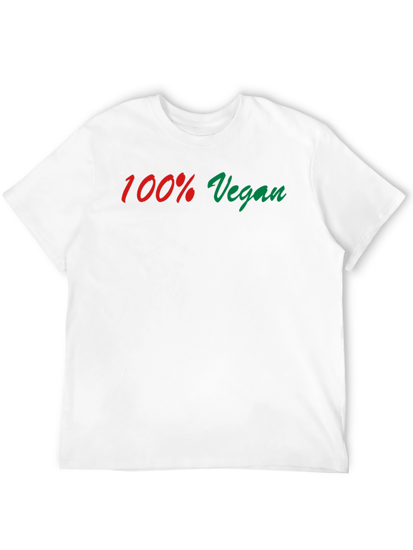 100% Vegan Graphic Tee - Black