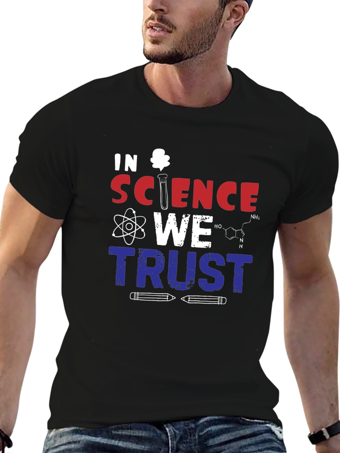 In Science We Trust T-Shirt Graphic Tee