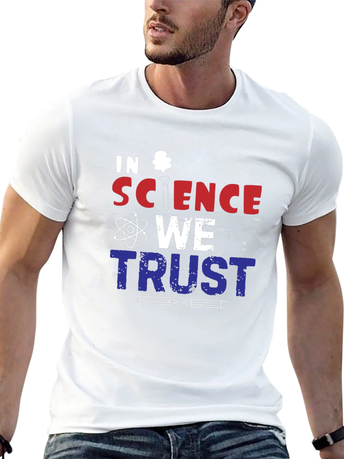 In Science We Trust T-Shirt Graphic Tee