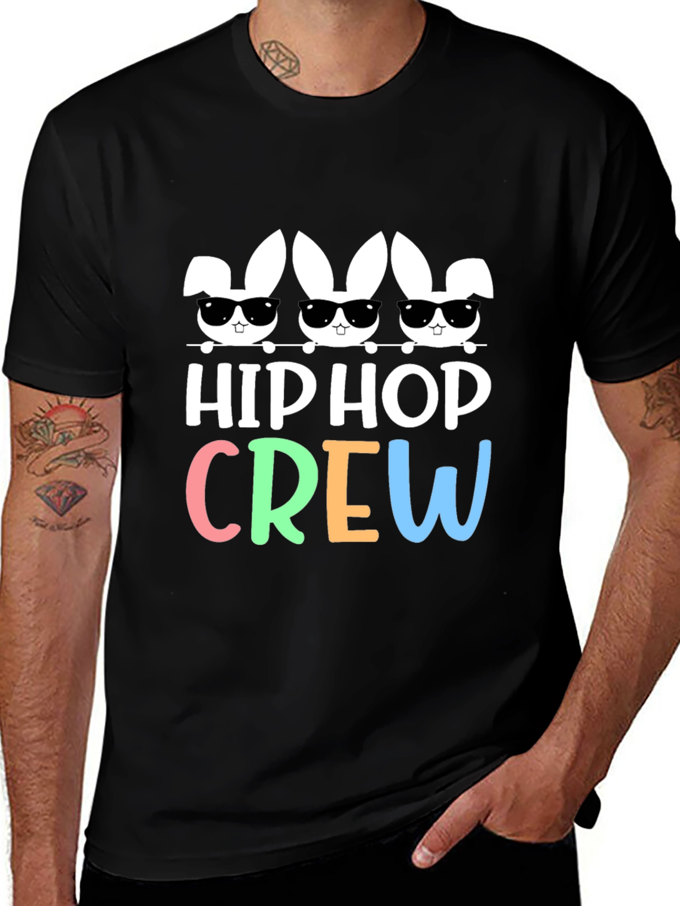 Hip Hop Crew Easter Bunny T-Shirt