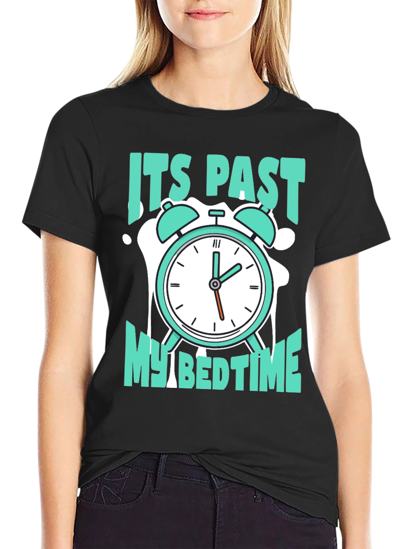 Funny Bedtime T-Shirt - Alarm Clock Design