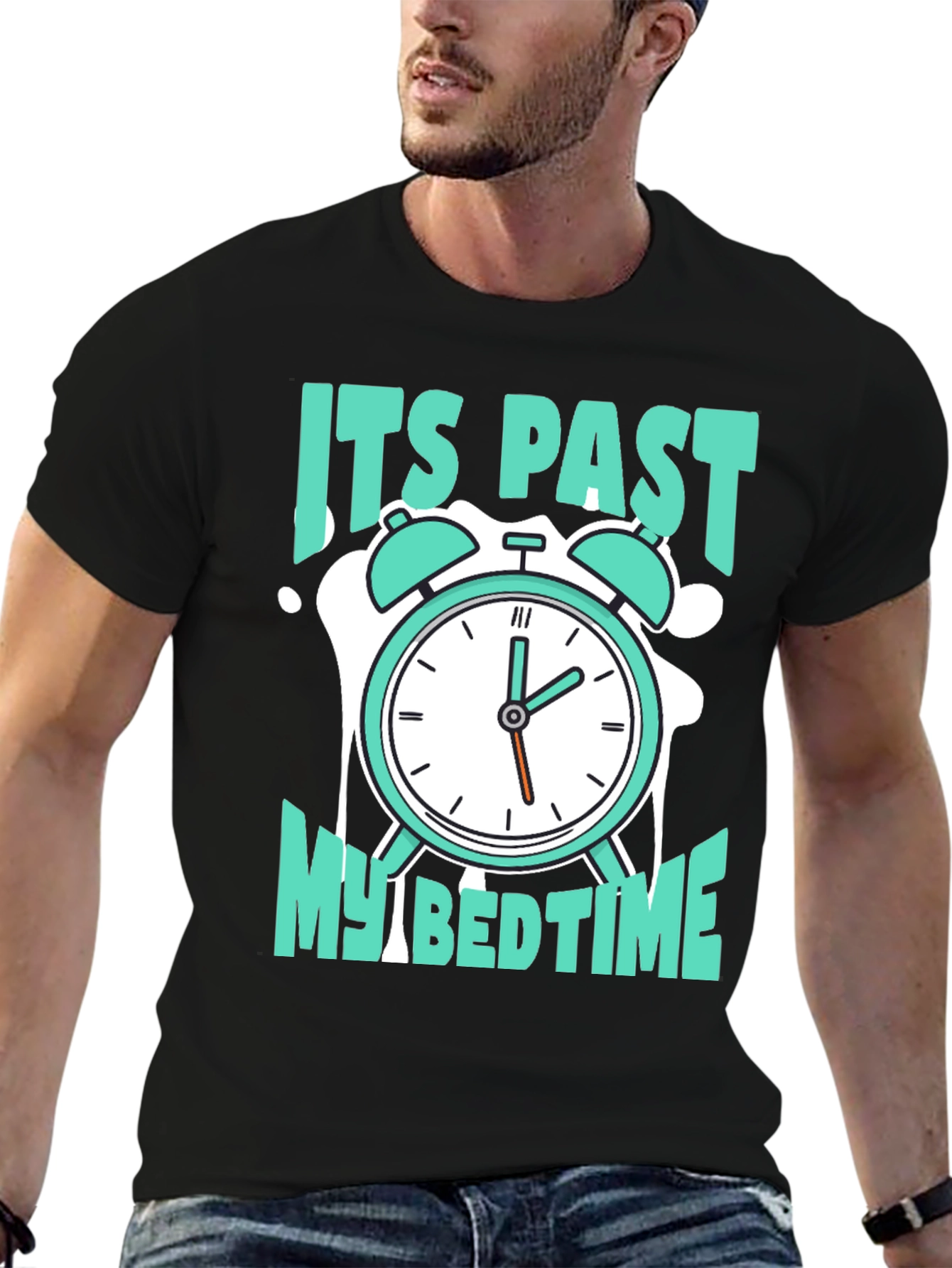 Funny Bedtime T-Shirt - Alarm Clock Design