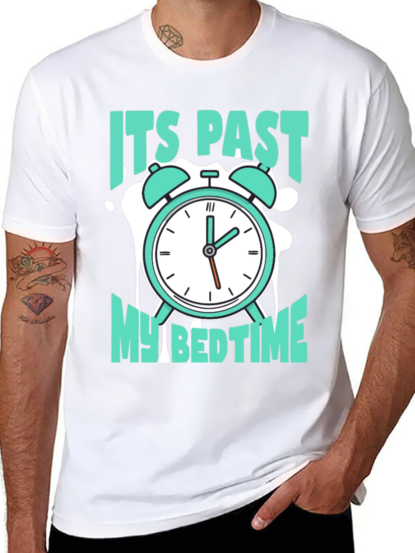 Funny Bedtime T-Shirt - Alarm Clock Design