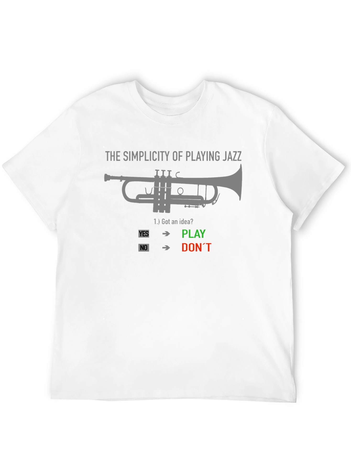Jazz Simplicity T-Shirt - Musical Humor Tee