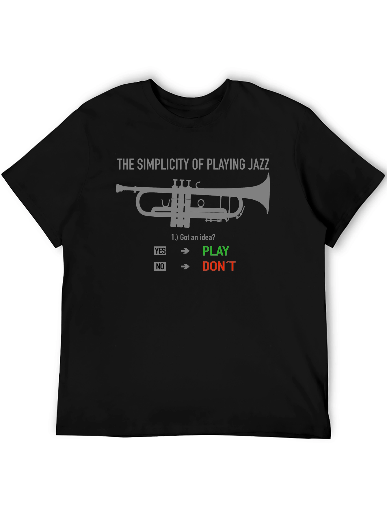 Jazz Simplicity T-Shirt - Musical Humor Tee