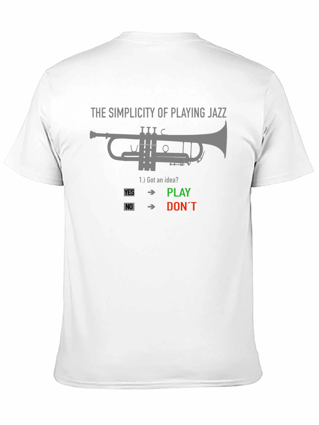 Jazz Simplicity T-Shirt - Musical Humor Tee