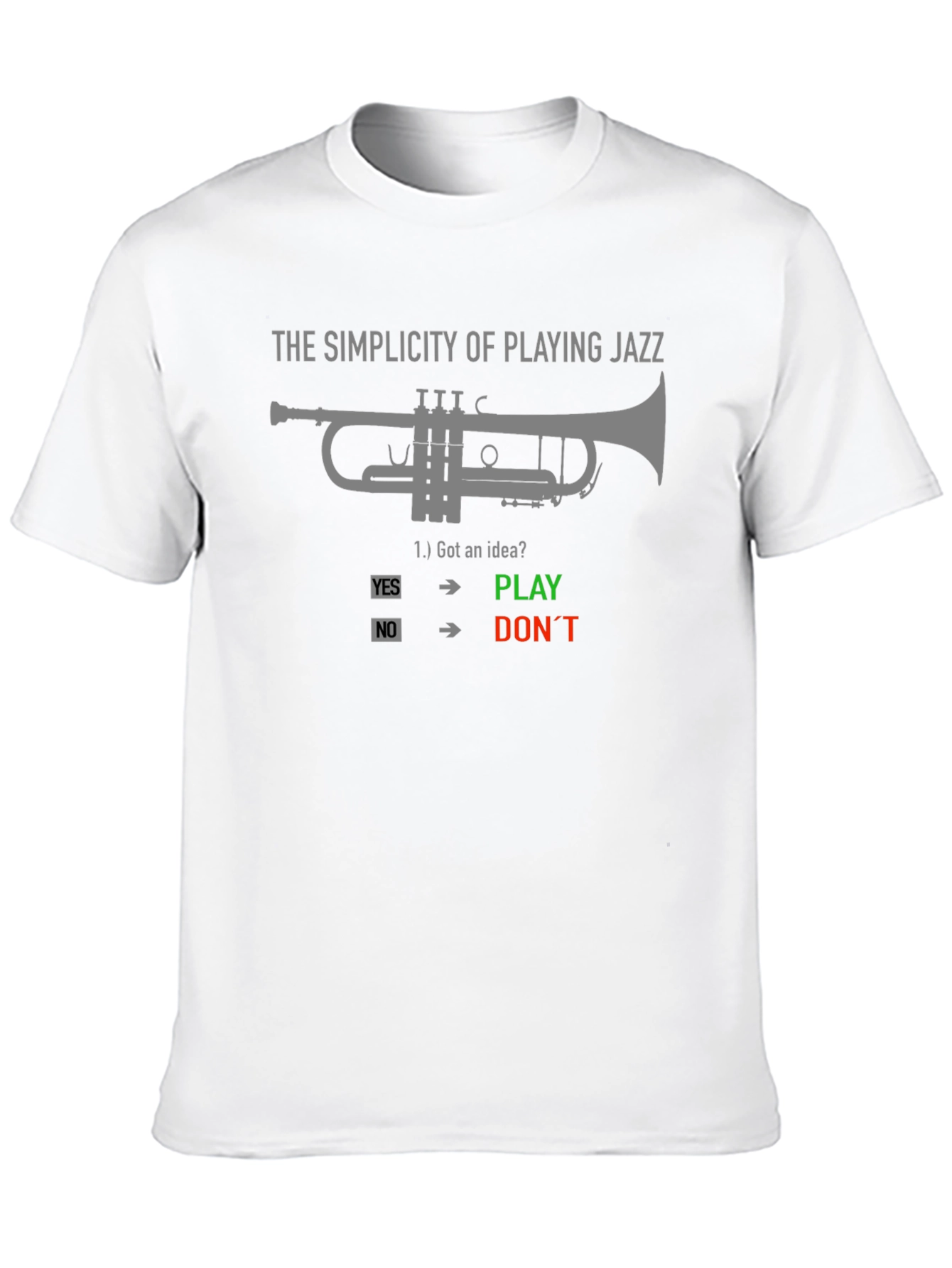 Jazz Simplicity T-Shirt - Musical Humor Tee