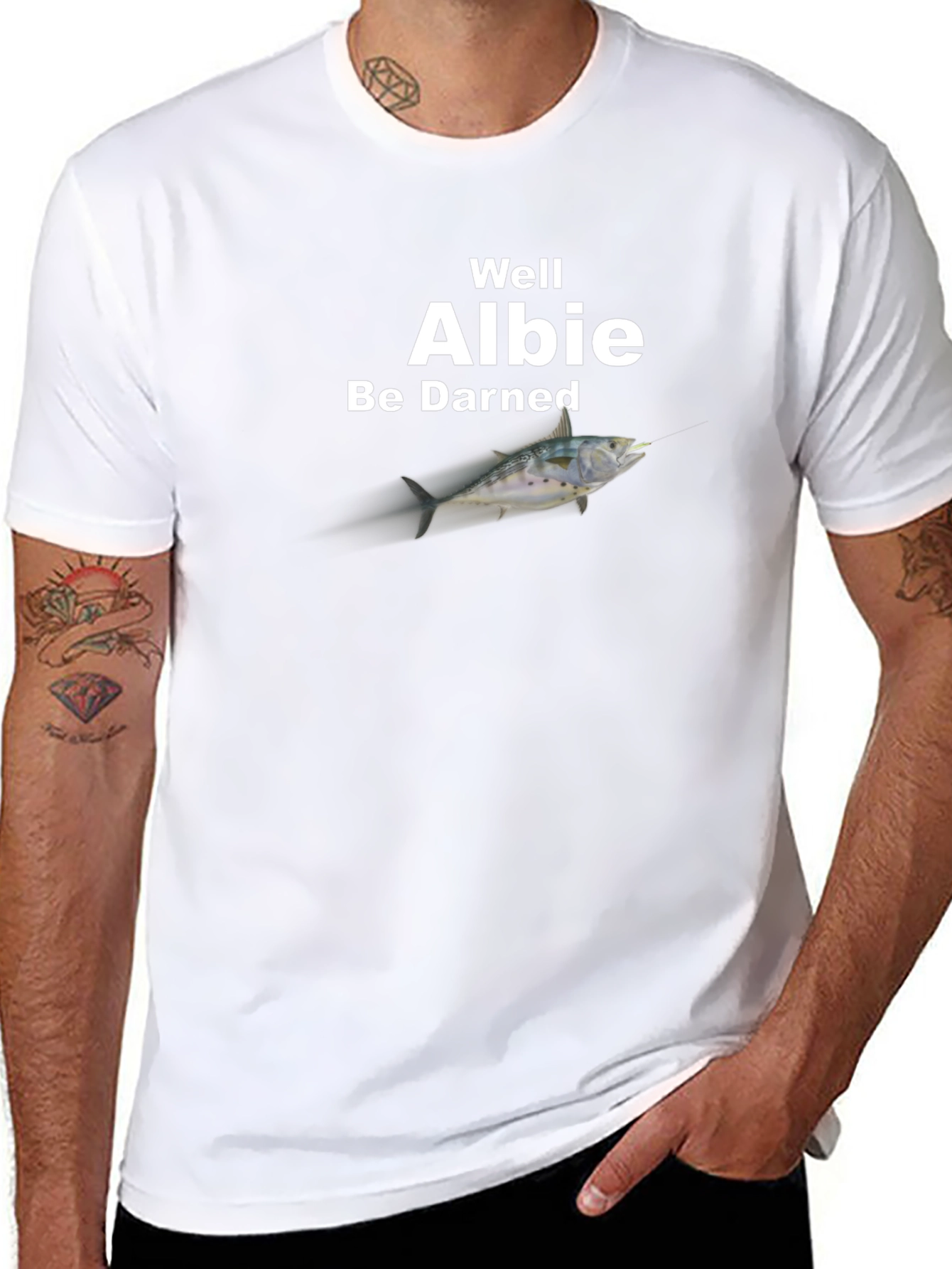 Well Albie Be Darned Fishing T-Shirt
