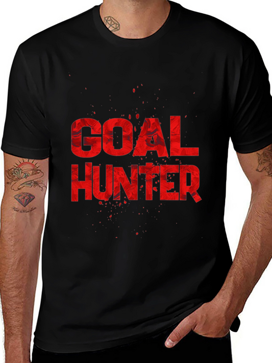 Goal Hunter Graphic T-Shirt - Black