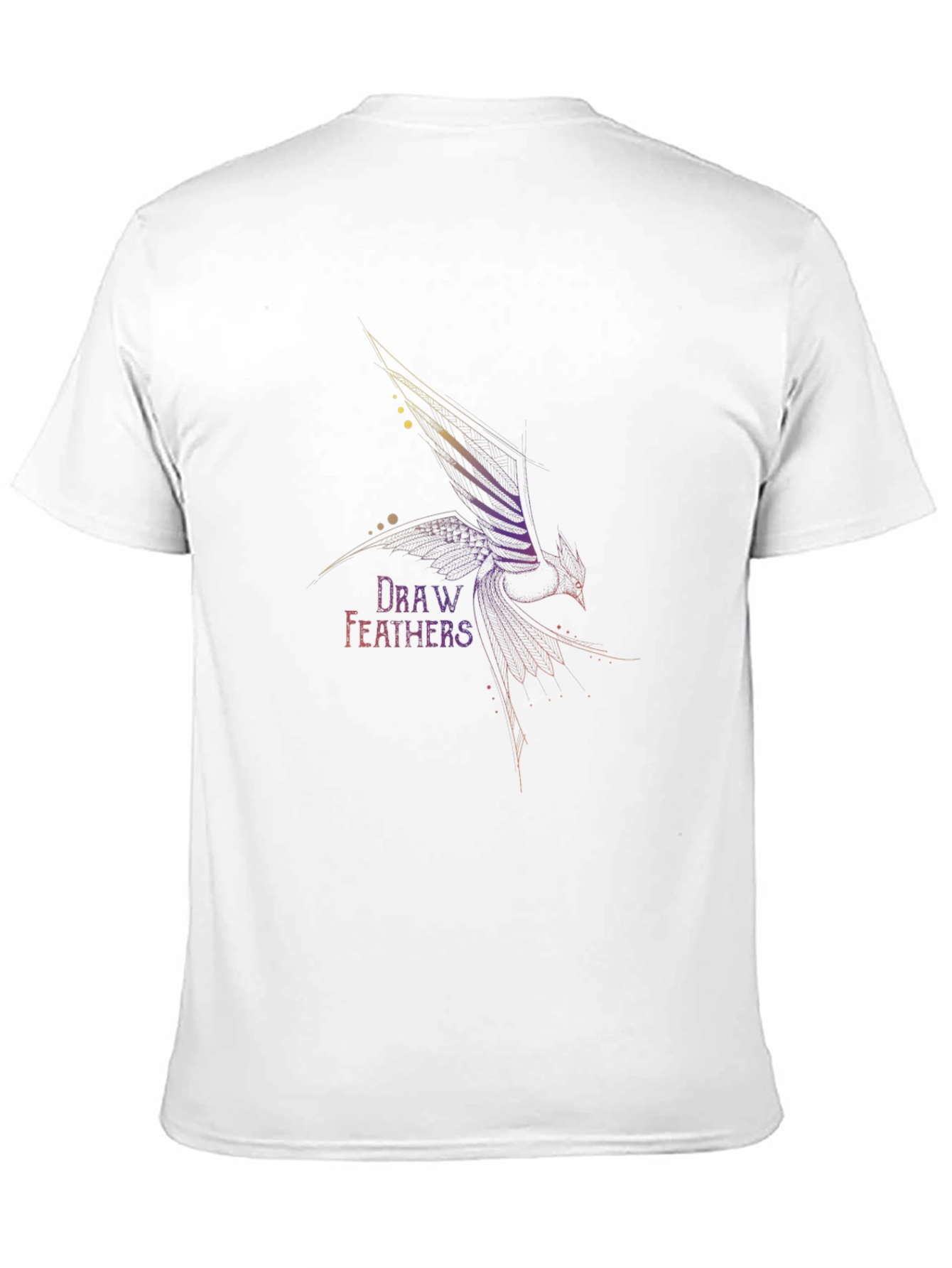 Draw Feathers Graphic T-Shirt
