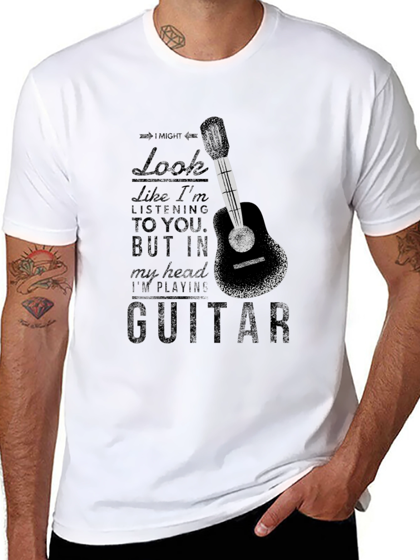 Guitar Player T-Shirt - In My Head Tee