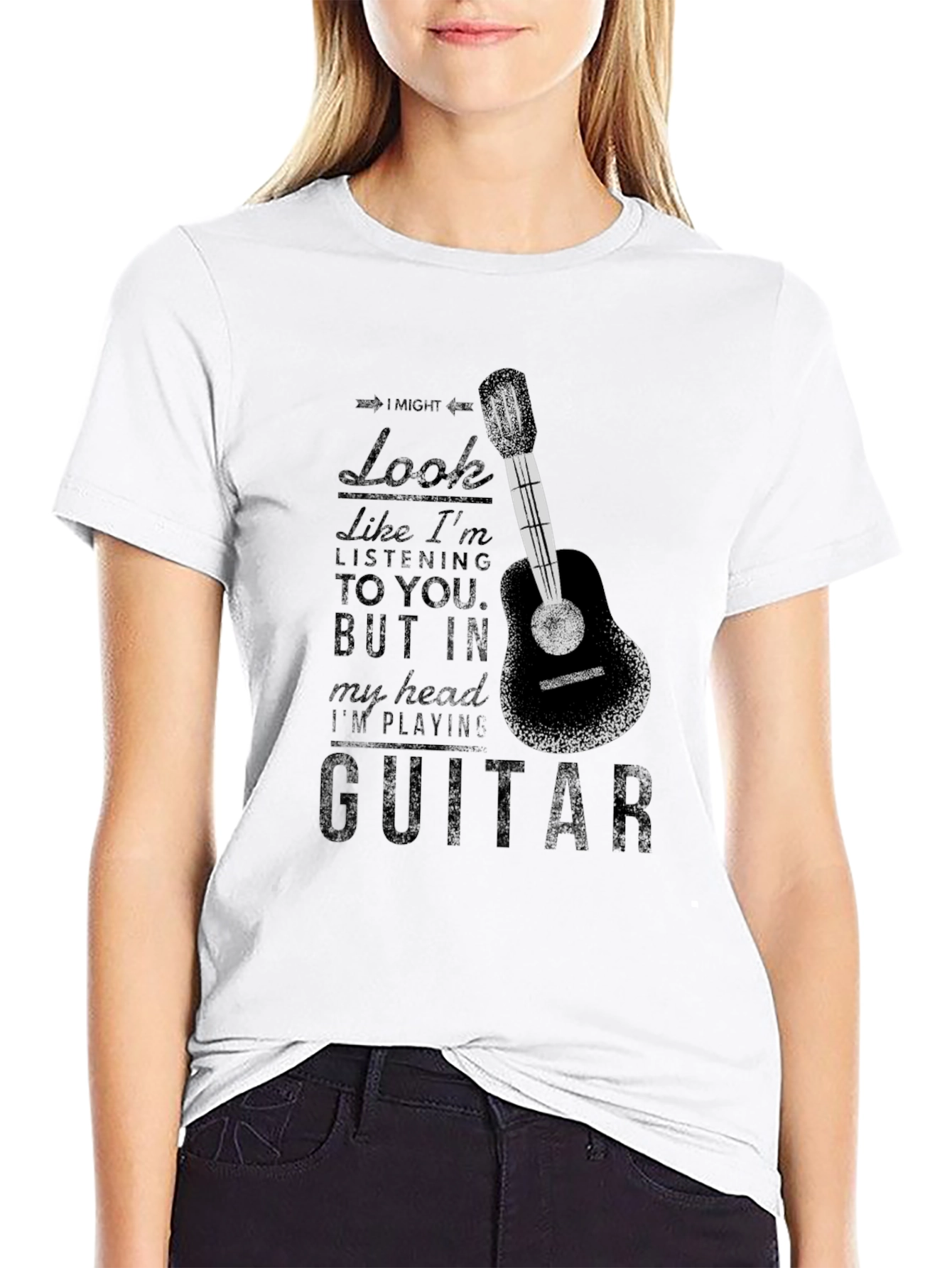 Guitar Player T-Shirt - In My Head Tee