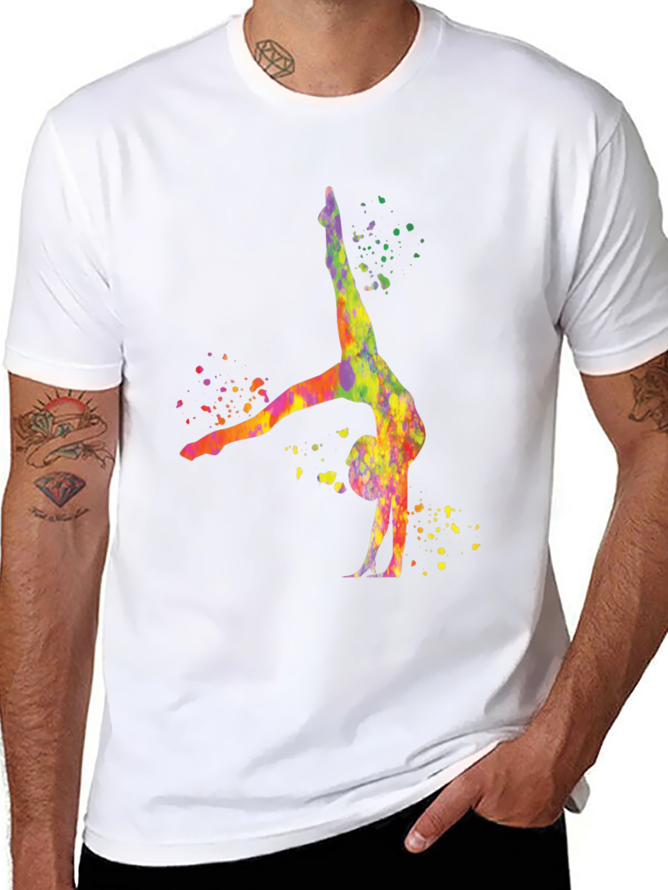 Gymnast Watercolor T-Shirt