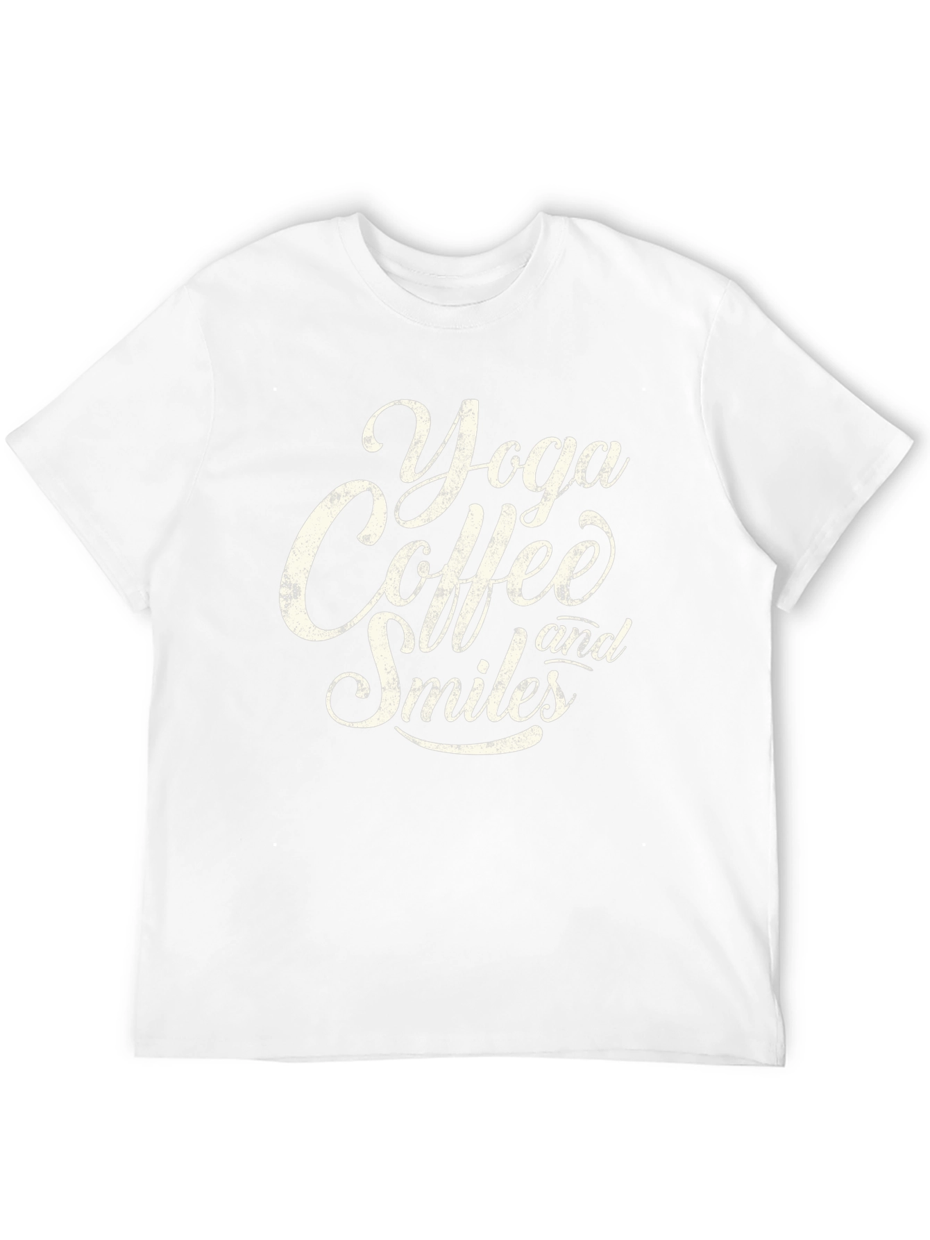Yoga Coffee Smiles Graphic Tee