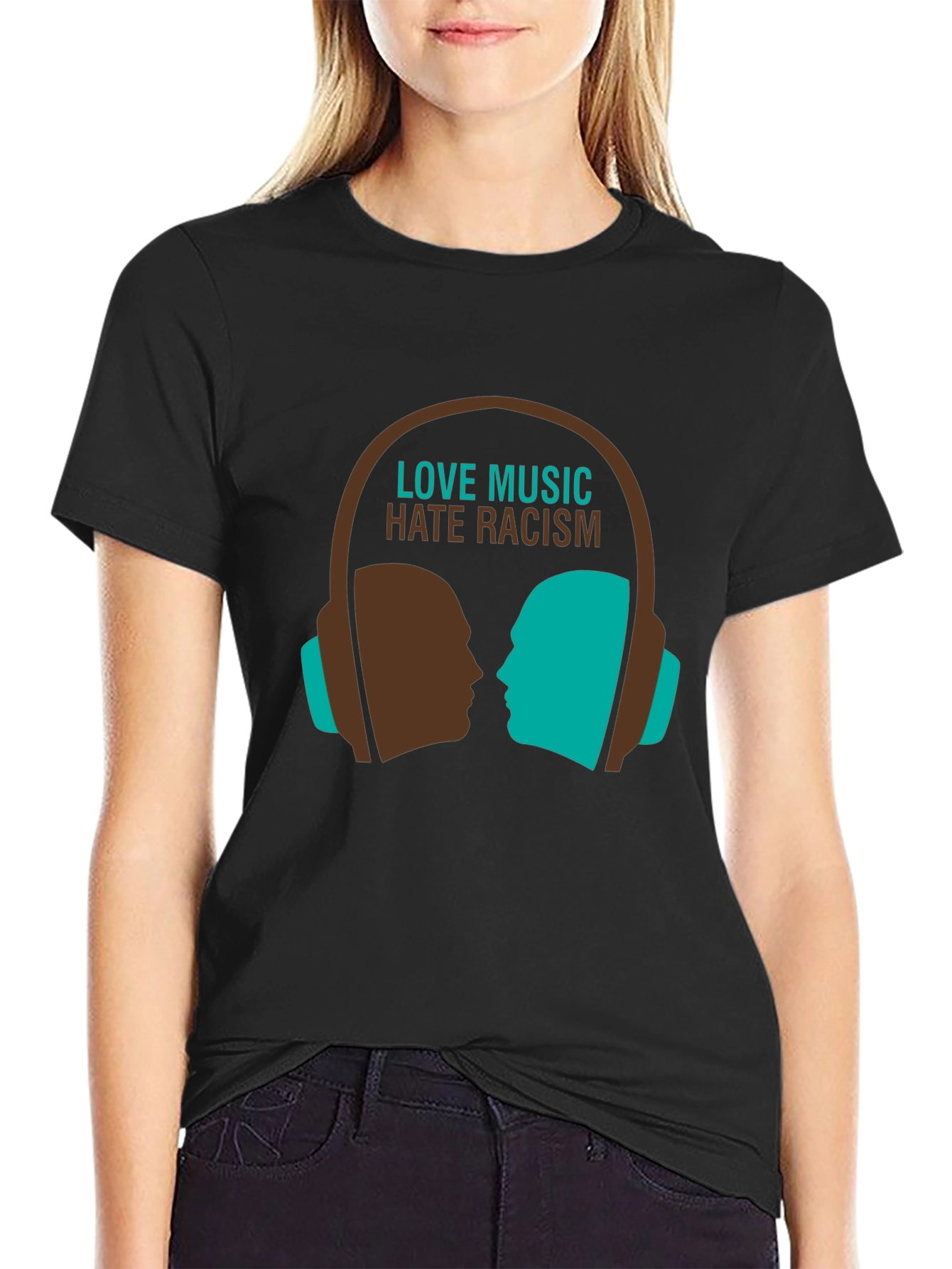 Love Music Hate Racism Graphic Tee
