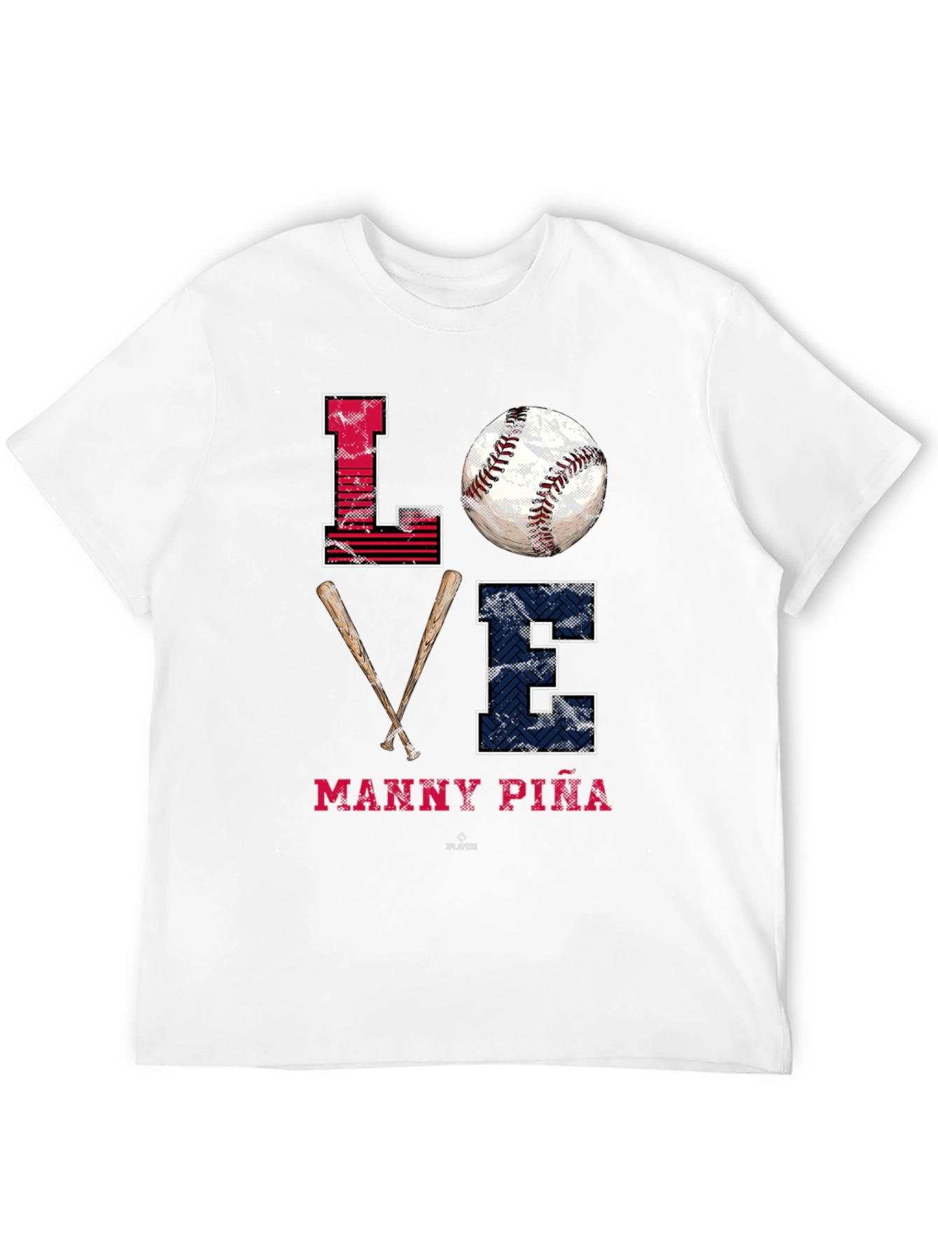 Manny Piña Baseball Love T-Shirt - MLB Fan Apparel