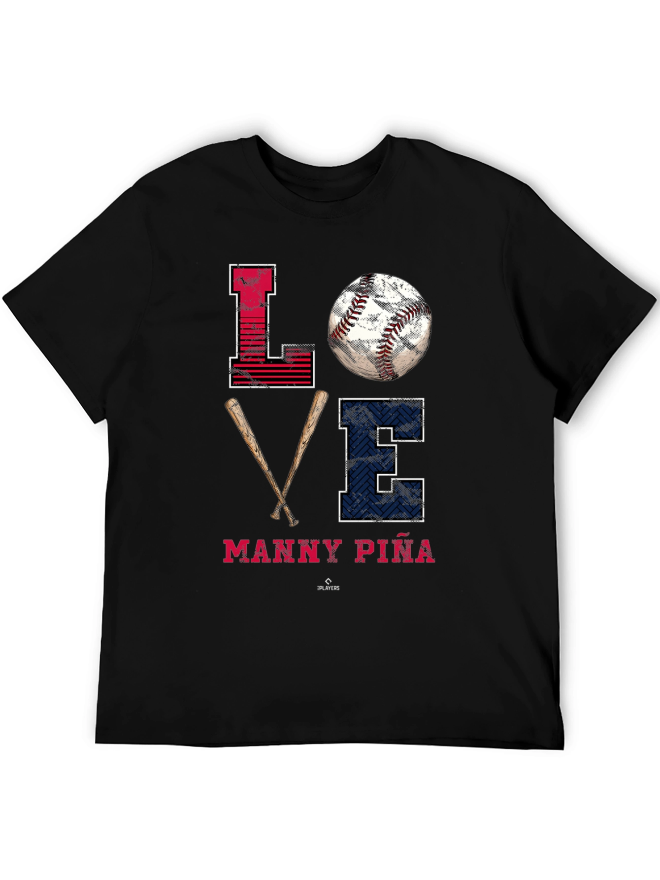 Manny Piña Baseball Love T-Shirt - MLB Fan Apparel