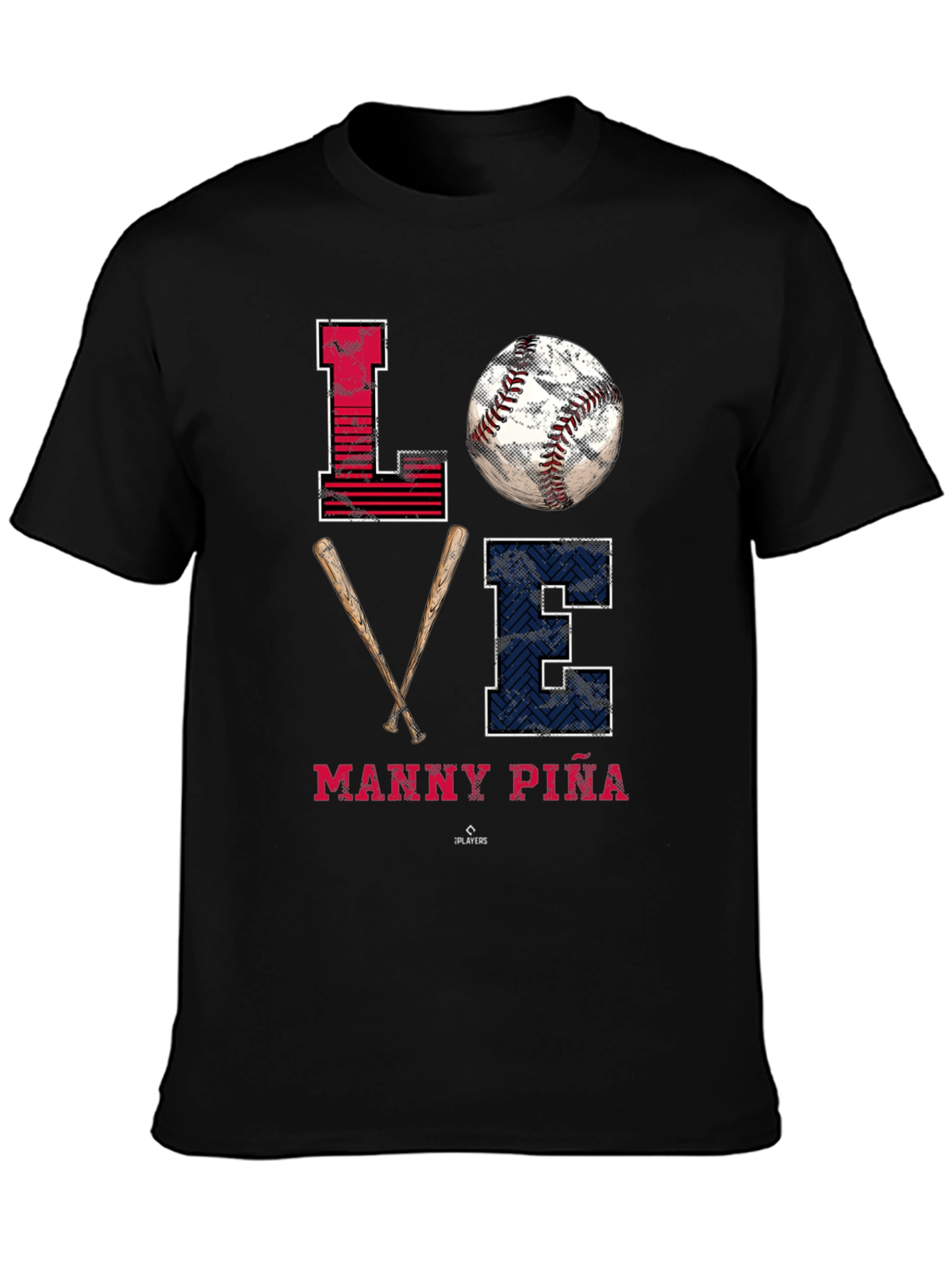 Manny Piña Baseball Love T-Shirt - MLB Fan Apparel