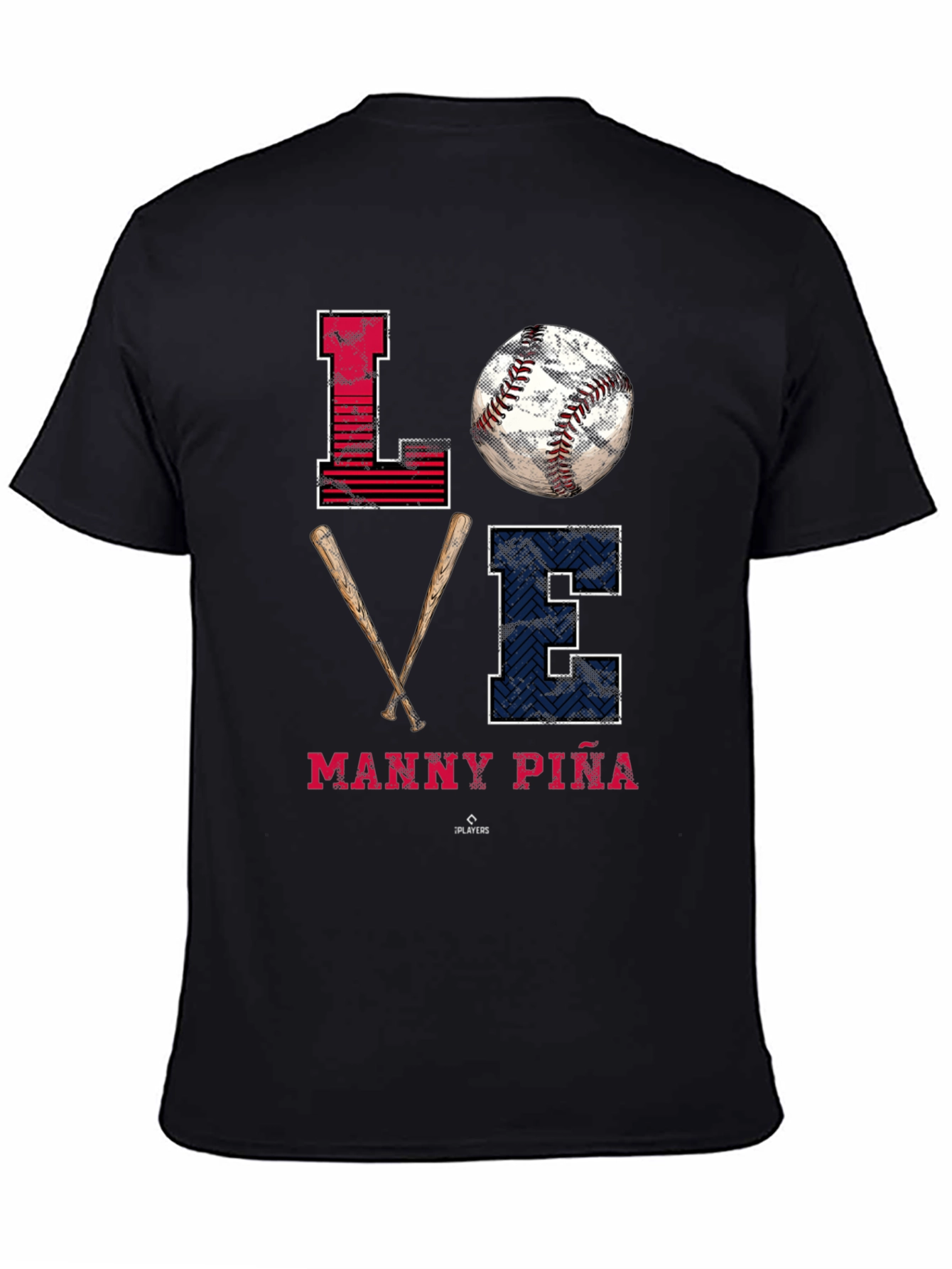 Manny Piña Baseball Love T-Shirt - MLB Fan Apparel