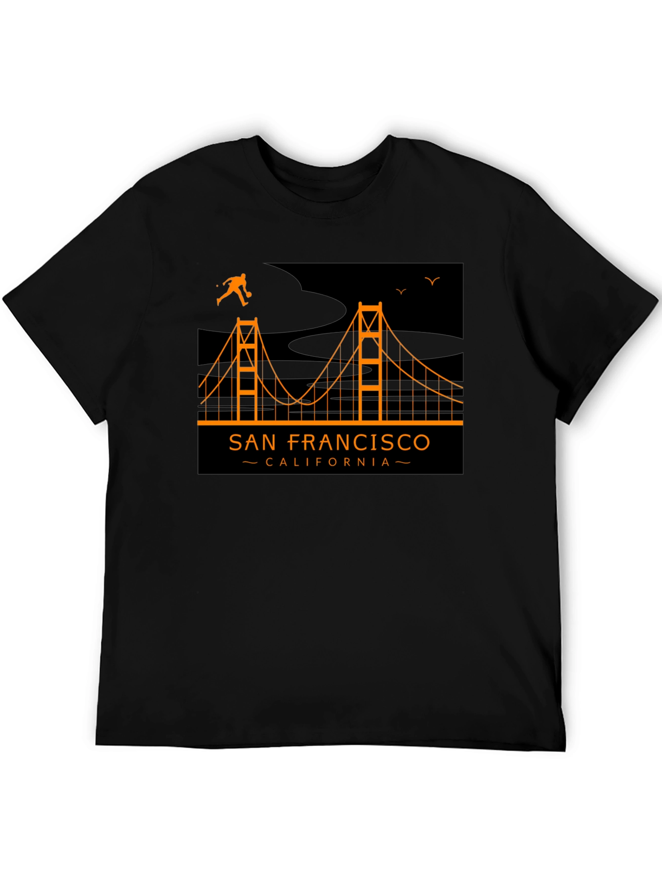 San Francisco Bridge Graphic Tee - Black