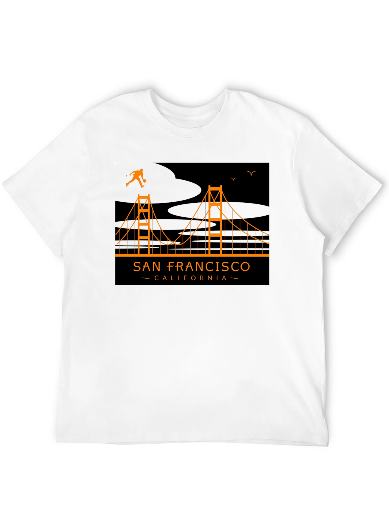 San Francisco Bridge Graphic Tee - Black