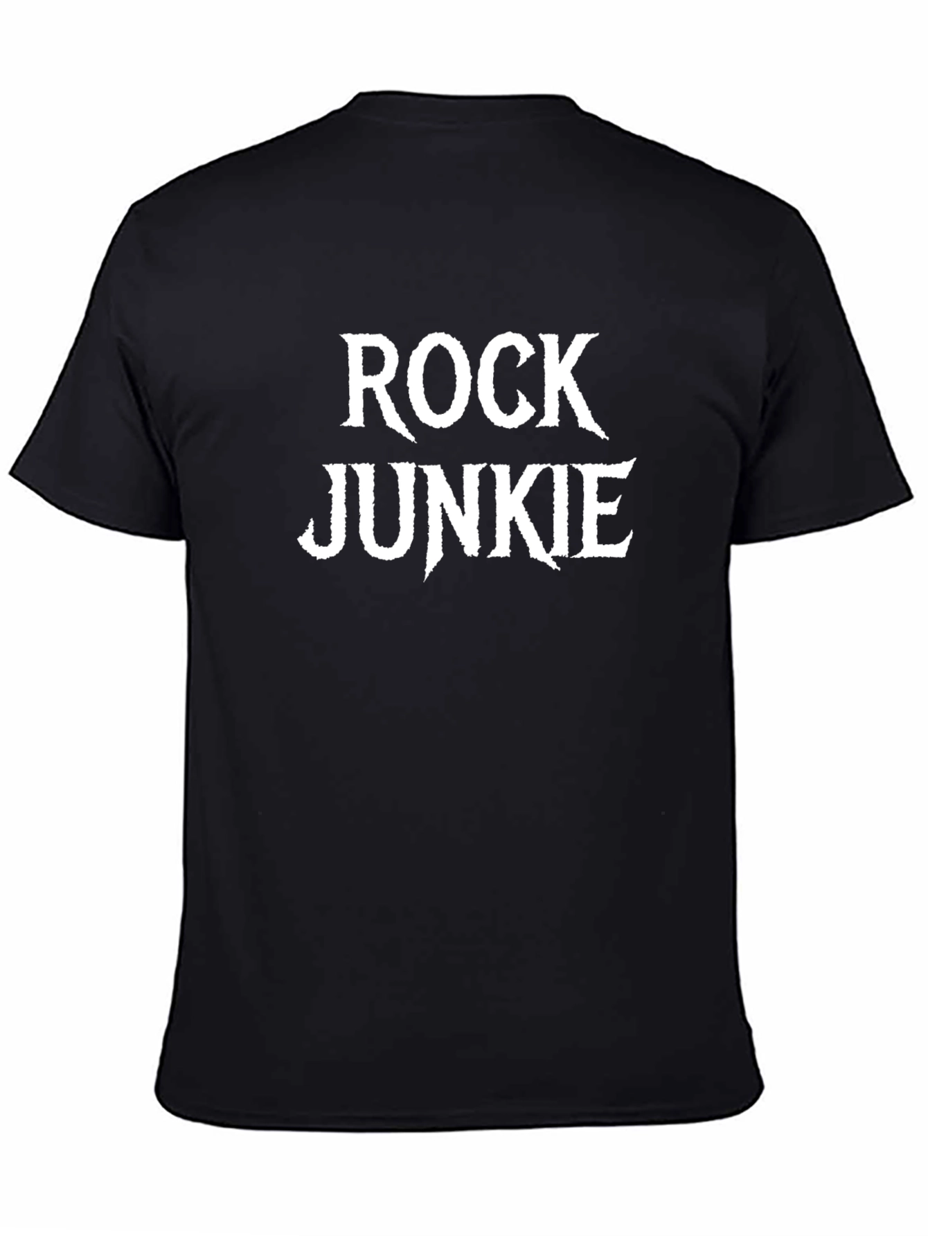 Rock Junkie T-Shirt - Black Graphic Tee