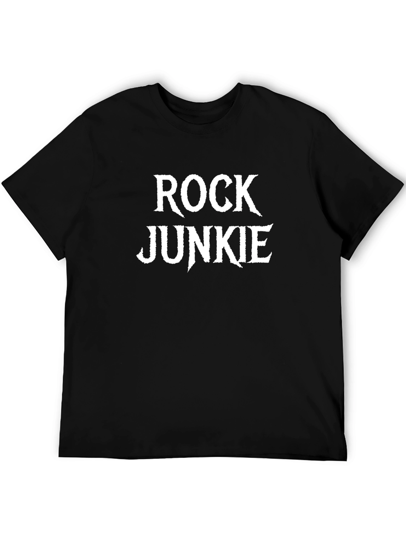 Rock Junkie T-Shirt - Black Graphic Tee