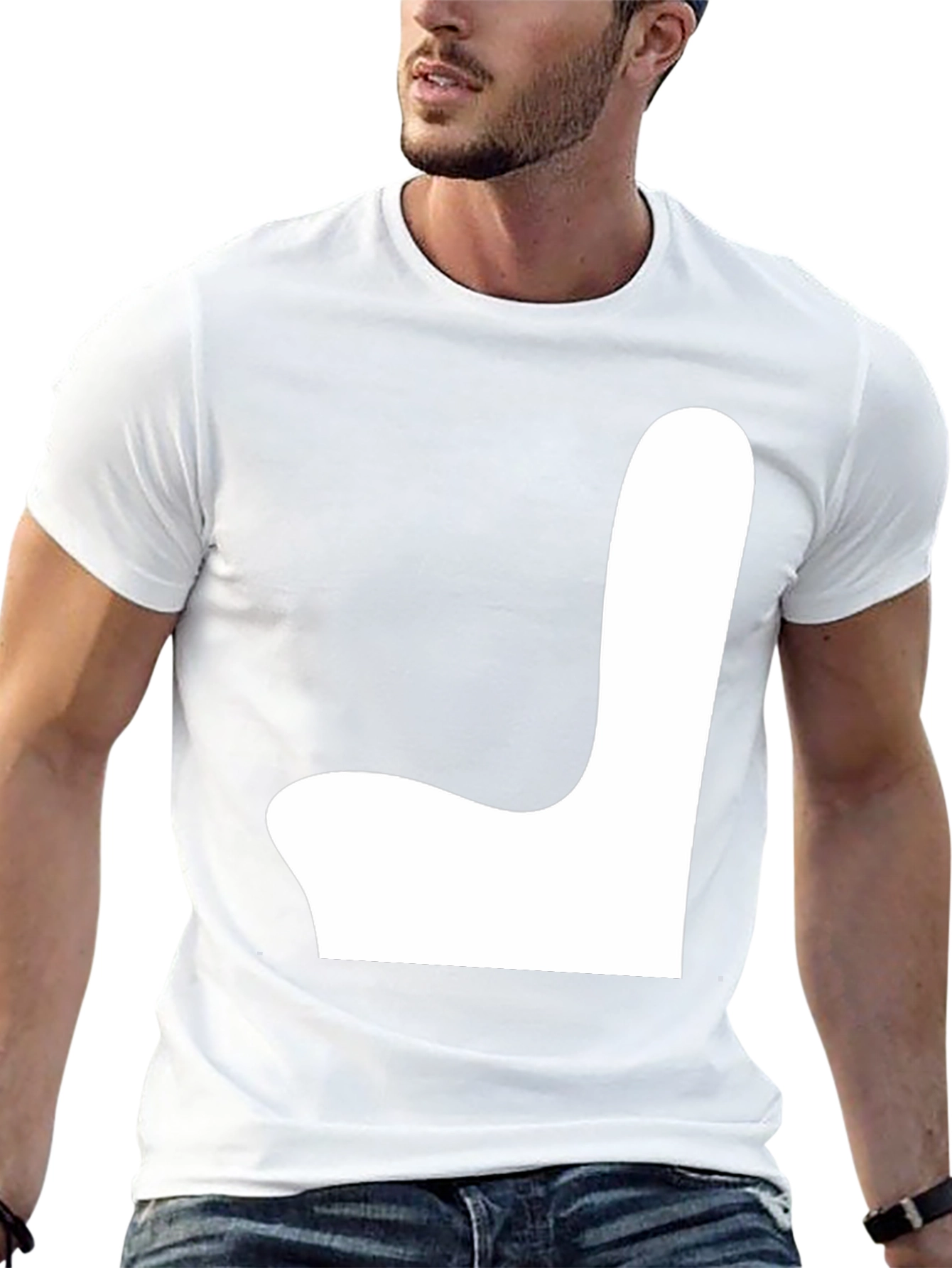 Modern Art Black Tee