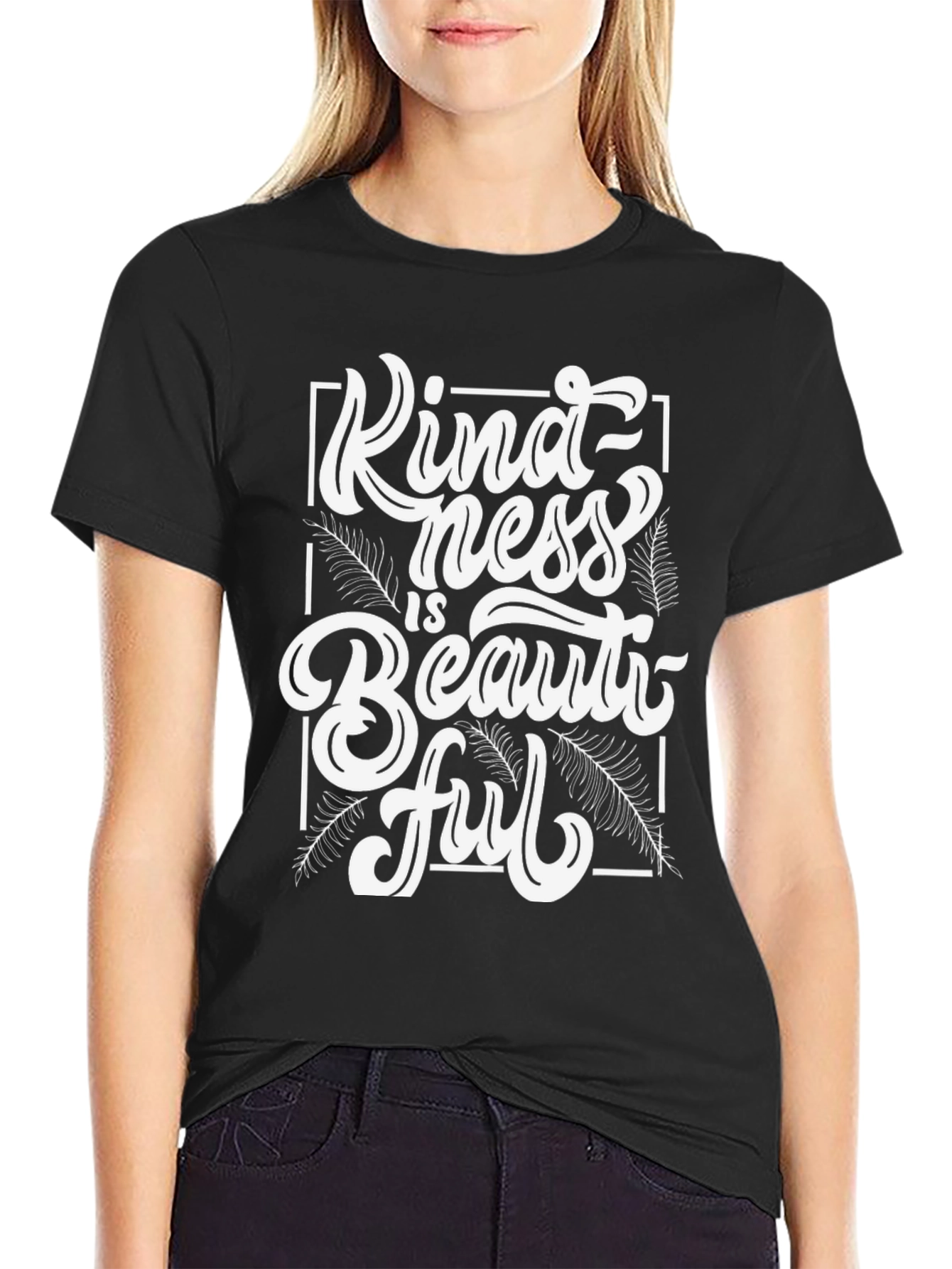 Kindness Is Beautiful Black T-Shirt