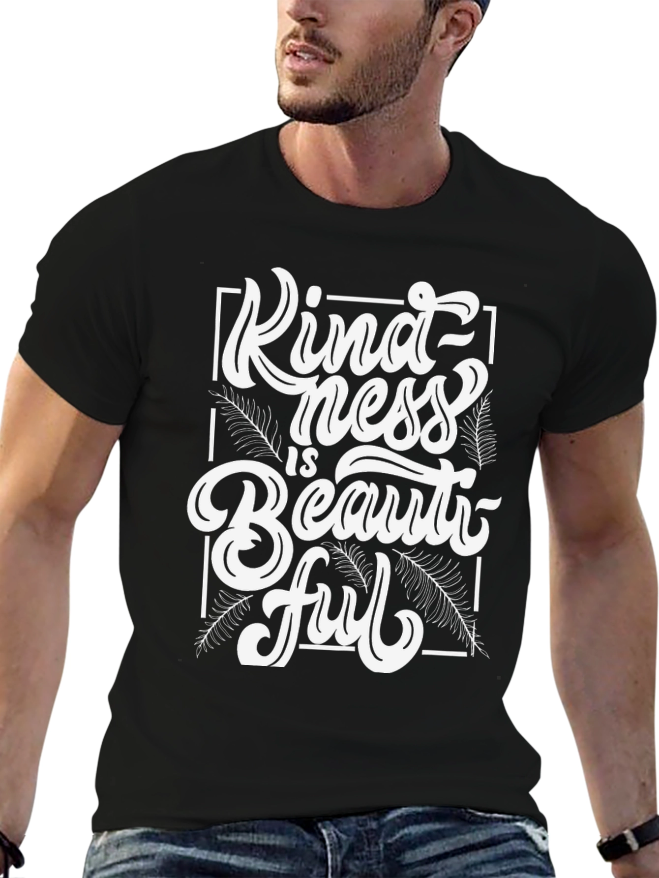 Kindness Is Beautiful Black T-Shirt