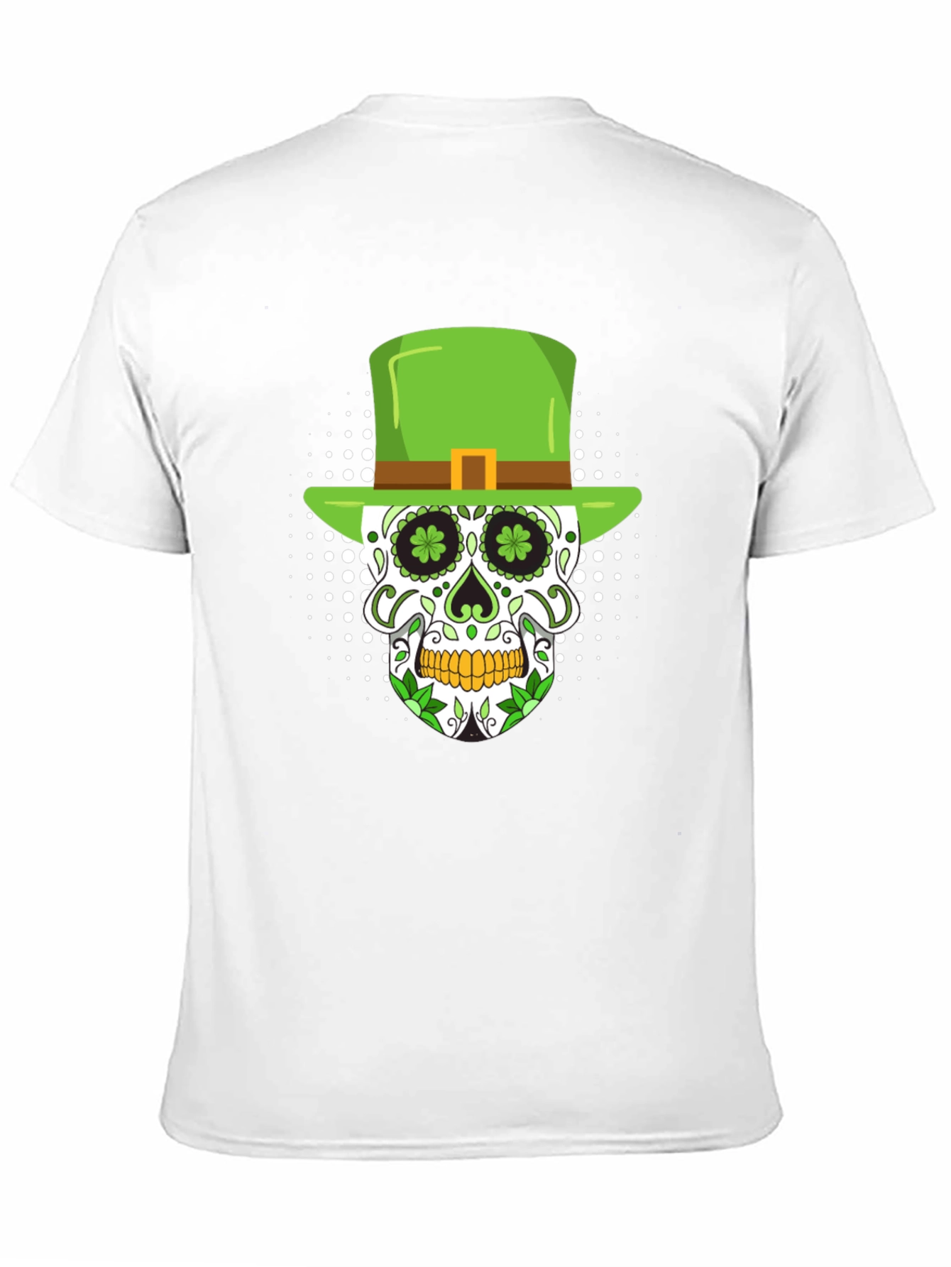 St. Patricks Day Skull Graphic T-Shirt