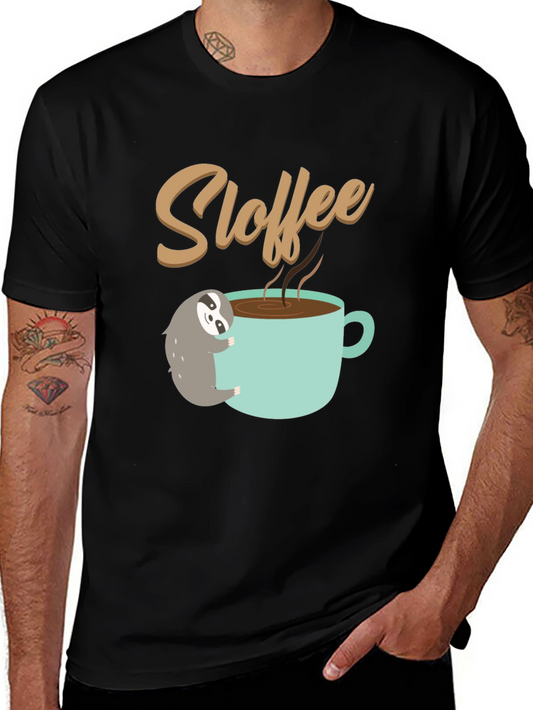 Sloffee Sloth & Coffee Lovers Tee