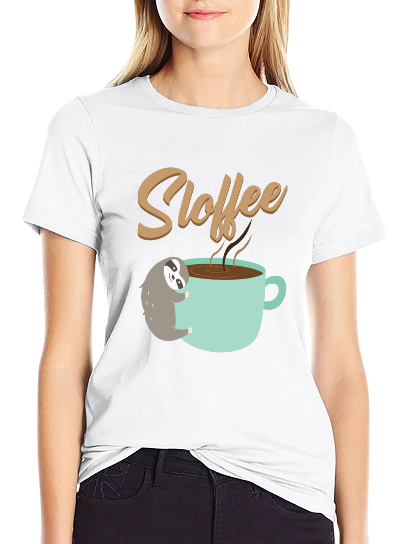 Sloffee Sloth & Coffee Lovers Tee