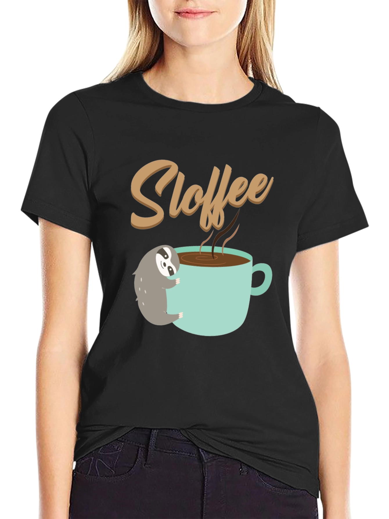 Sloffee Sloth & Coffee Lovers Tee
