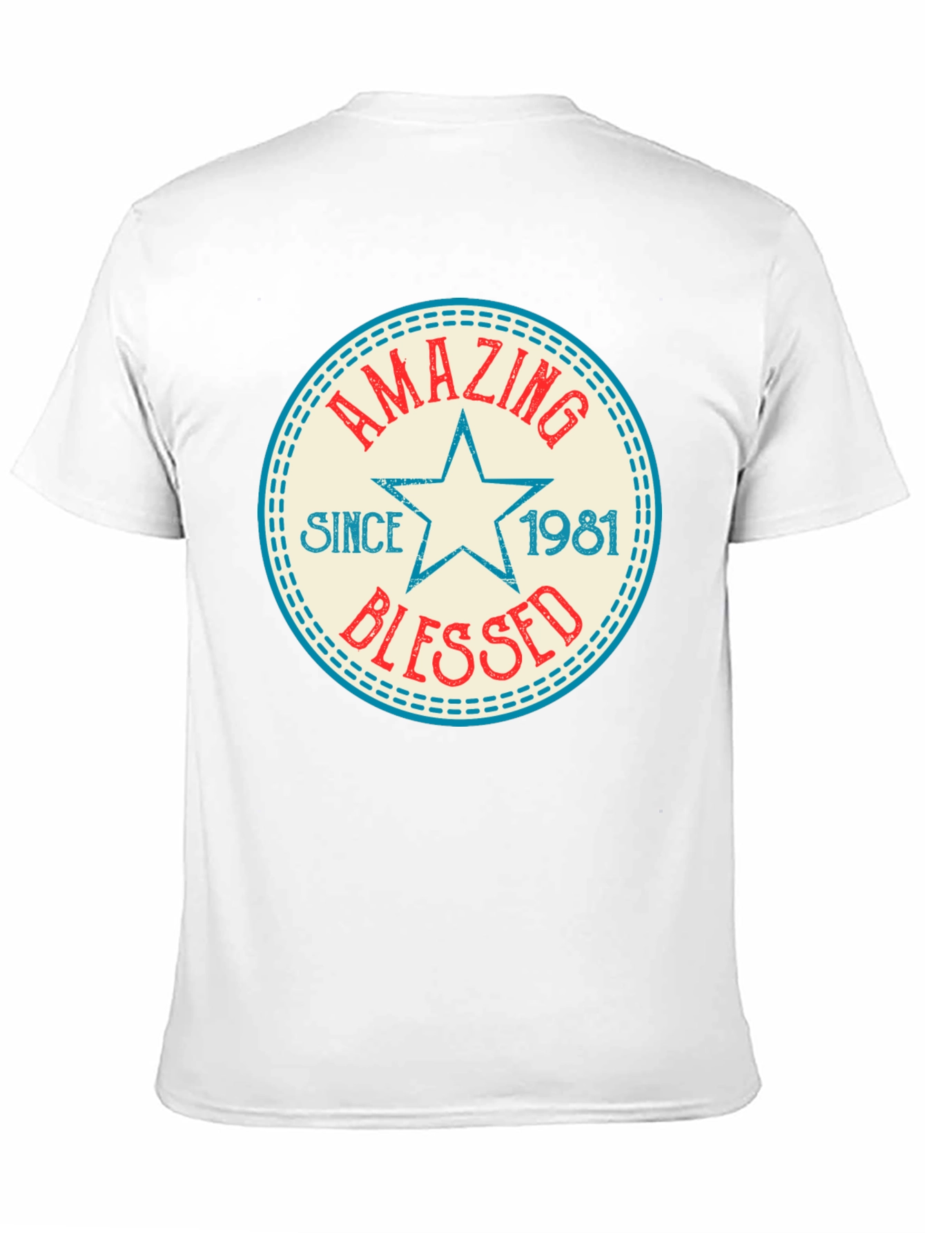 Amazing Since 1981 Black Graphic T-Shirt