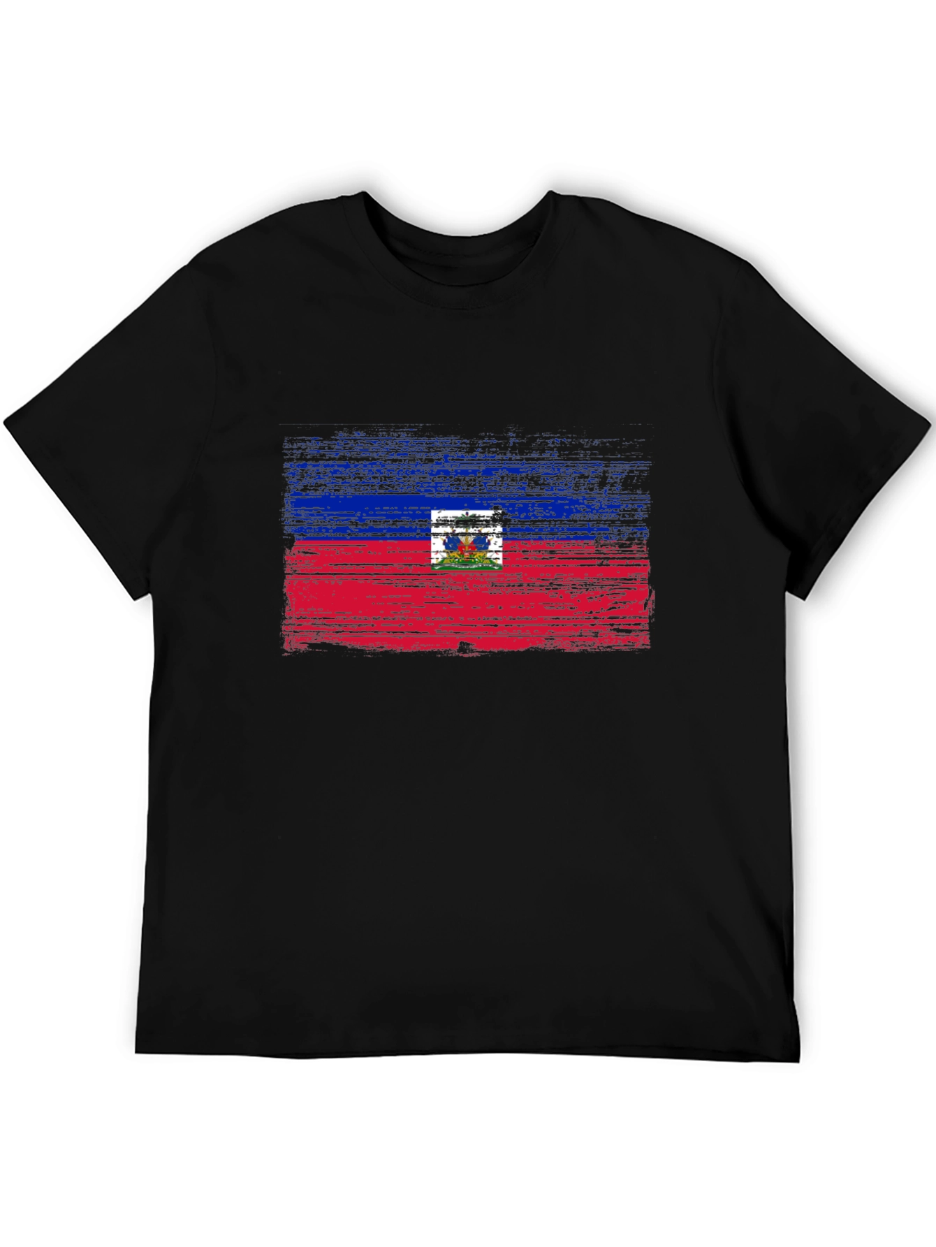 Haiti Flag T-Shirt - Distressed Design